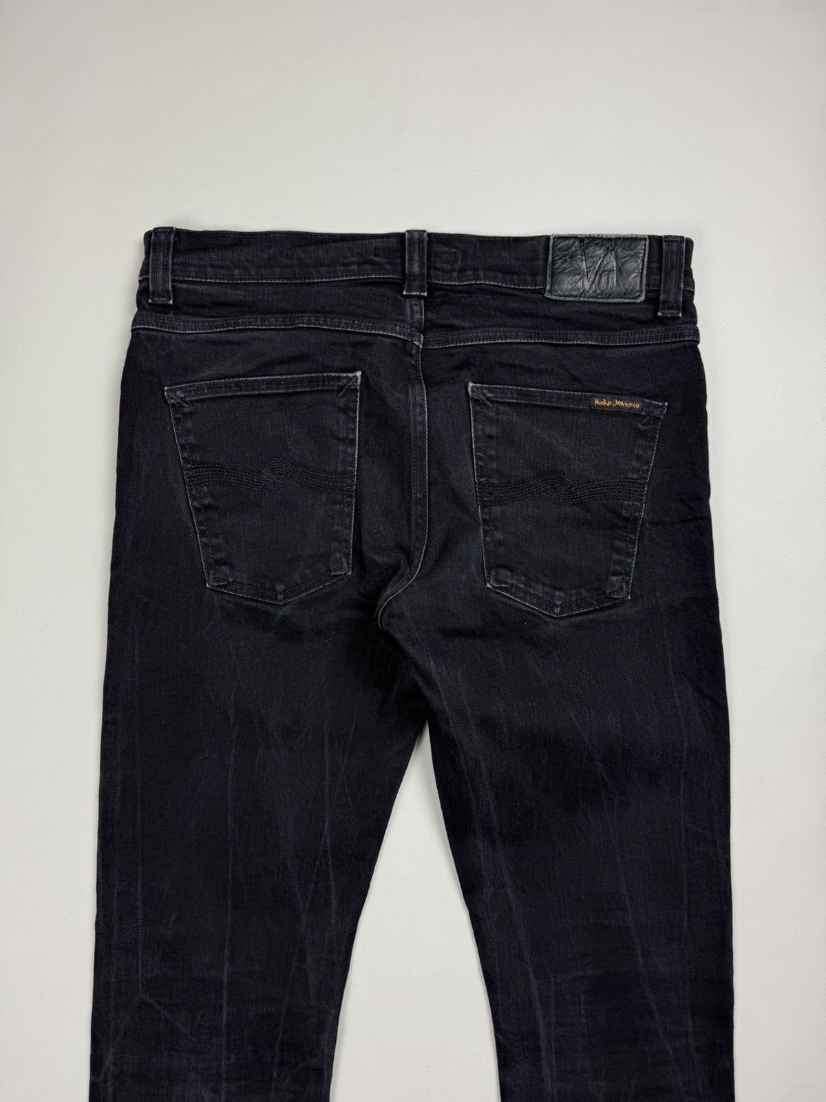 Nudie Jeans Nudie Jeans Co Lean Dean Dey Cold Black Men’s Jeans Size US 32 / EU 48 - 20 Thumbnail
