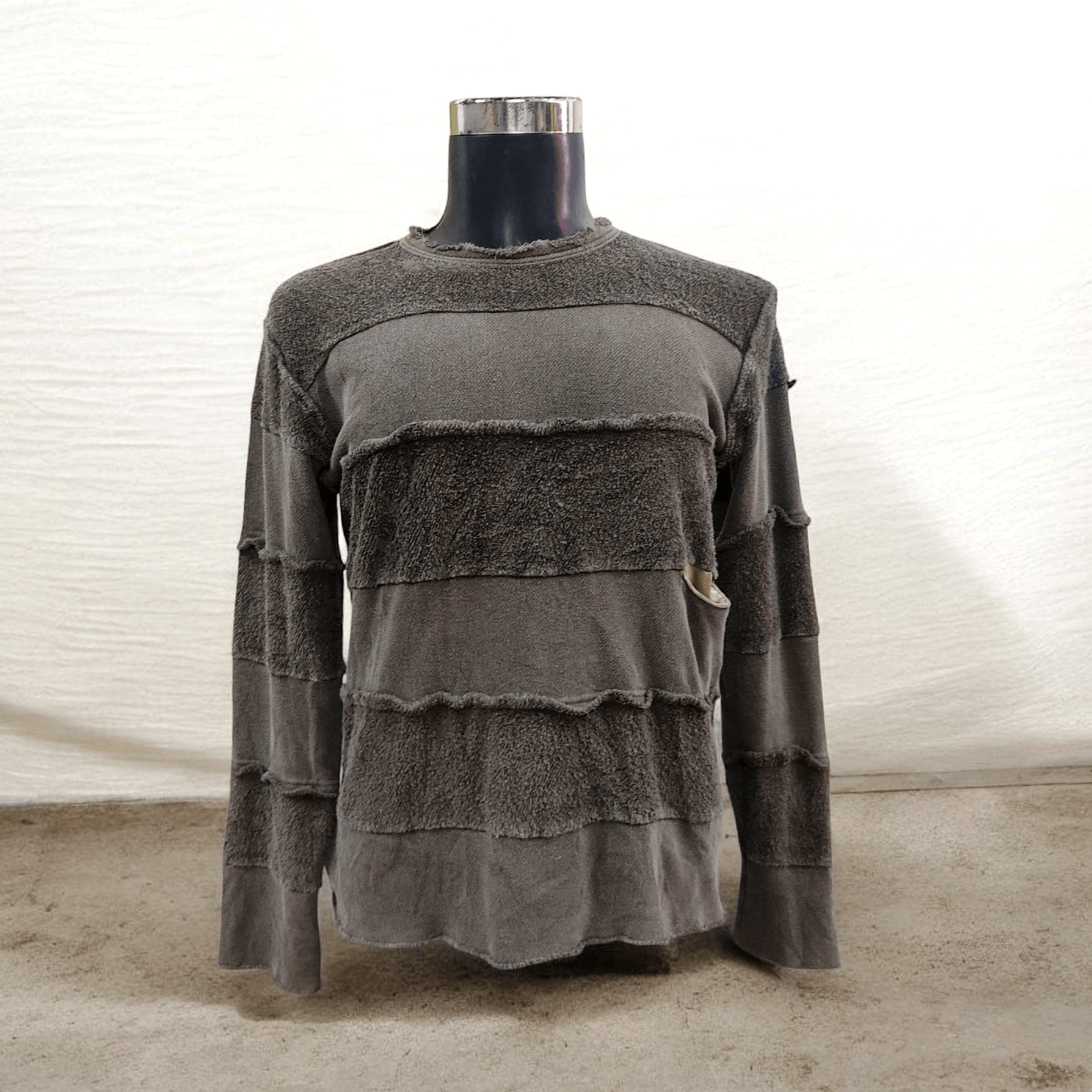 FranCisT MOR.K.S FranCist MOR.K.S. Terry Cloth Patchwork Sweatshirt Size US M / EU 48-50 / 2 - 1 Thumbnail