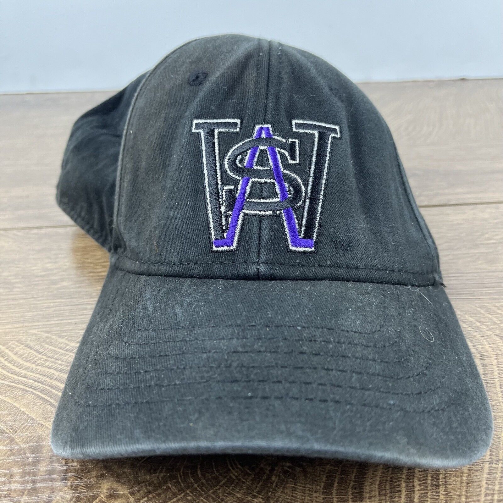 Other WS Hat WS Black Cap Adjustable Hat Black Adult Fit Hat Size ONE SIZE - 2 Thumbnail