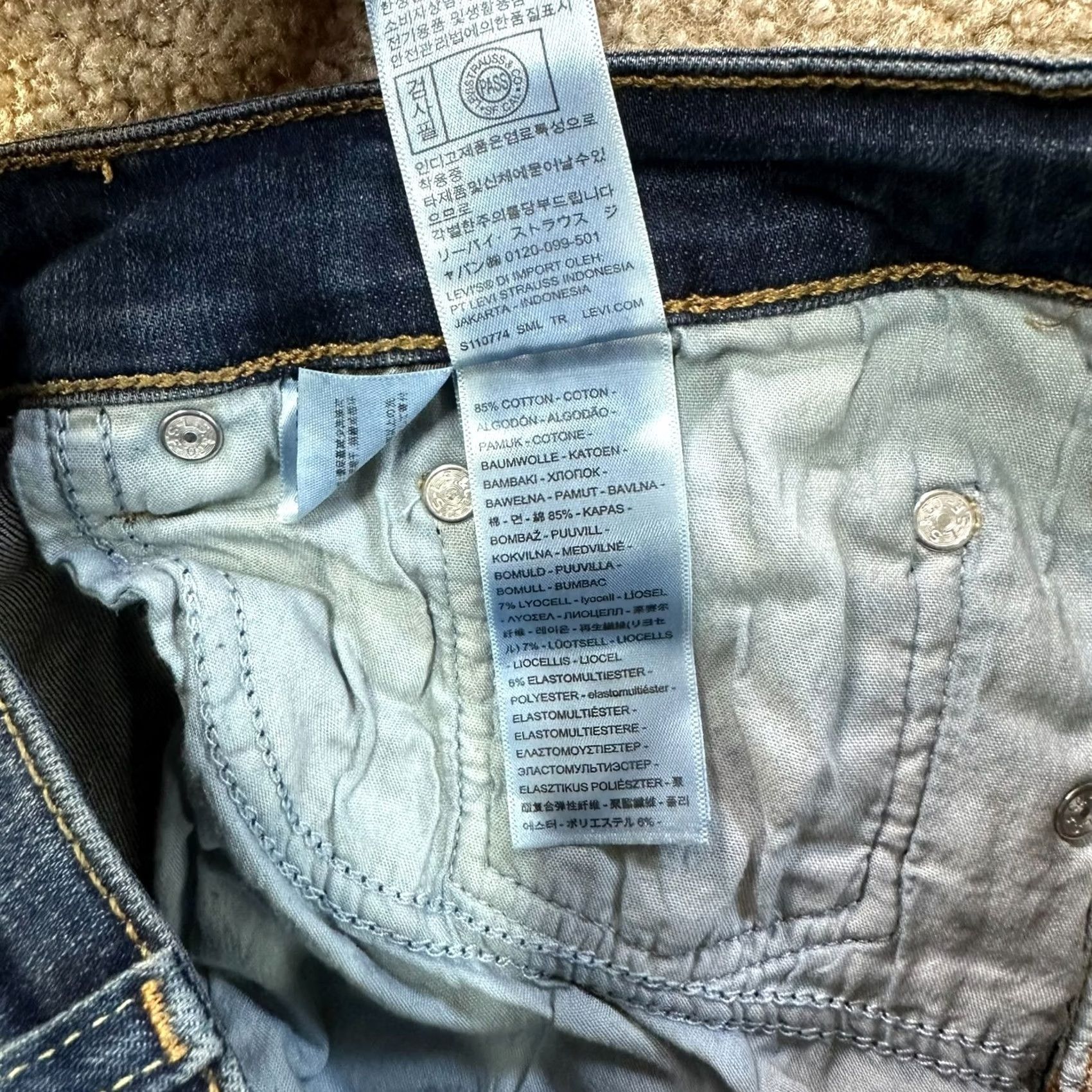 Levi's Levi's 726 High Rise Flare Jeans Premium Women 34x34 Blue Denim Vintage: No Size 24" / US 00 / IT 34 - 6 Thumbnail