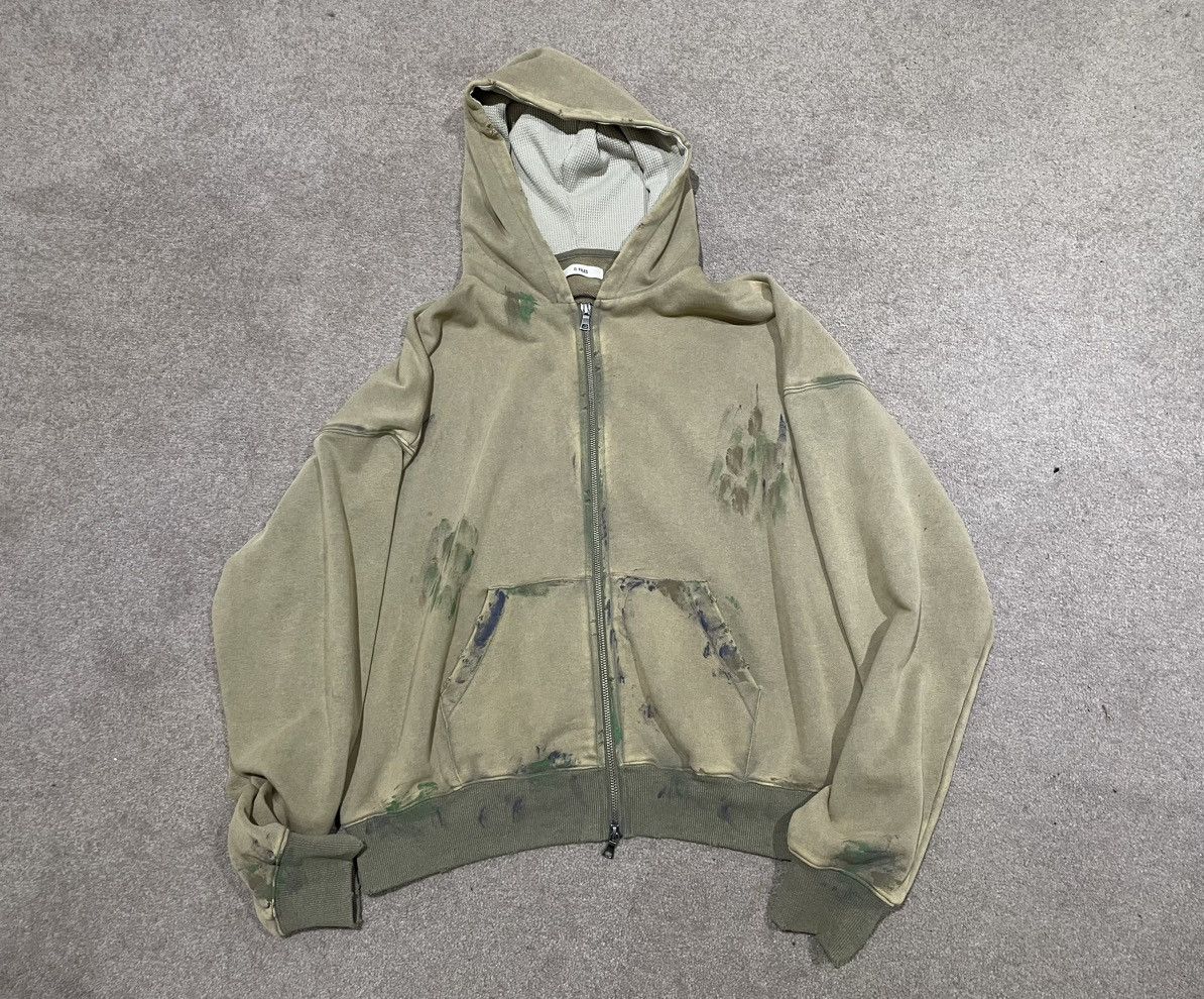 Ojardorf O. Files Destroyed Workers Zip Hoodie | Grailed