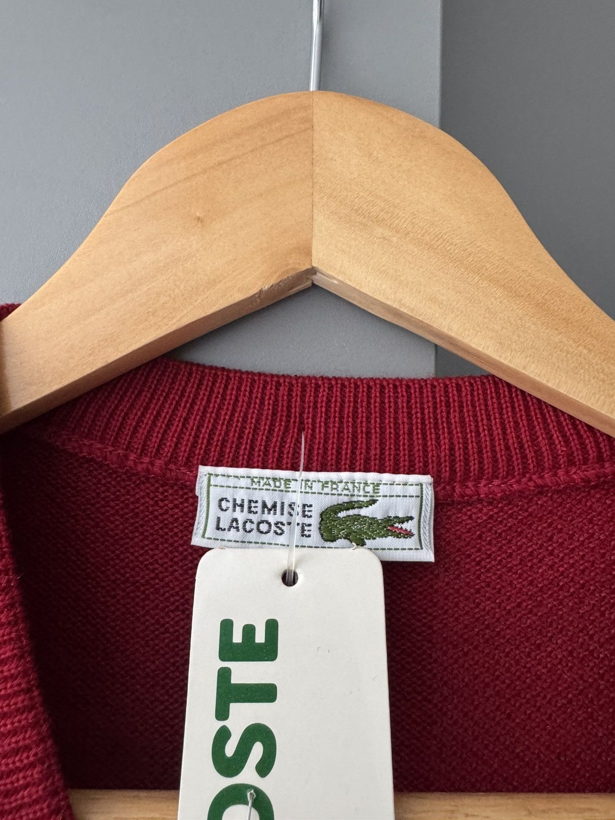 Lacoste New With Tags Vintage Lacoste Polo Vest V-Neck Very Rare Size US S / EU 44-46 / 1 - 4 Thumbnail