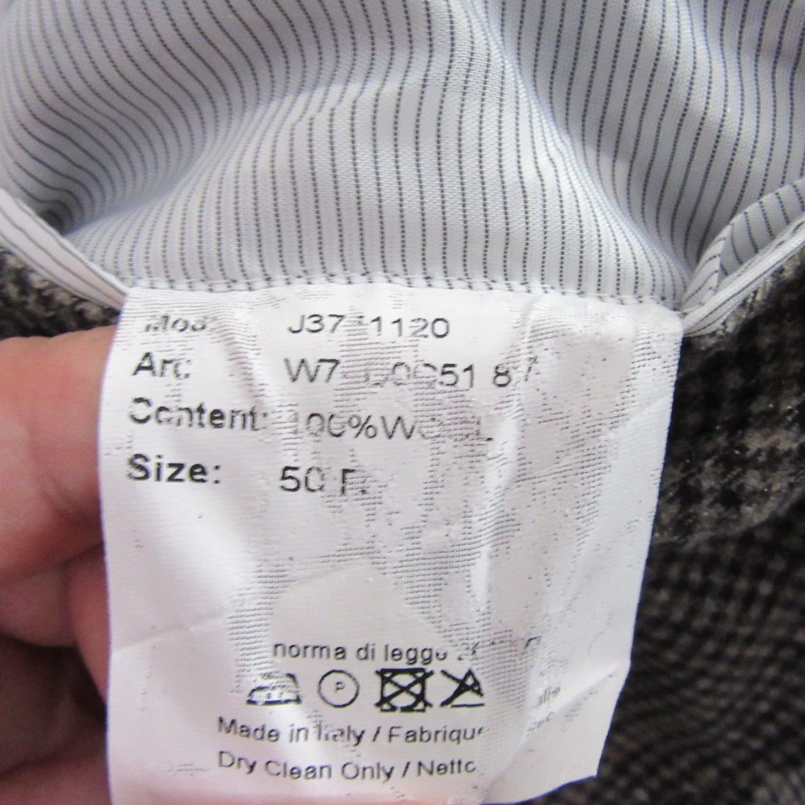 Vintage Maurizio Baldassari Mens Sport Coat Unstructured 40R Gray Slim Wool Check Notch Lapel 2-Button Double-Vented Regular Fit Jacket Coat Gift? Size US XXS / EU 40 - 7 Thumbnail