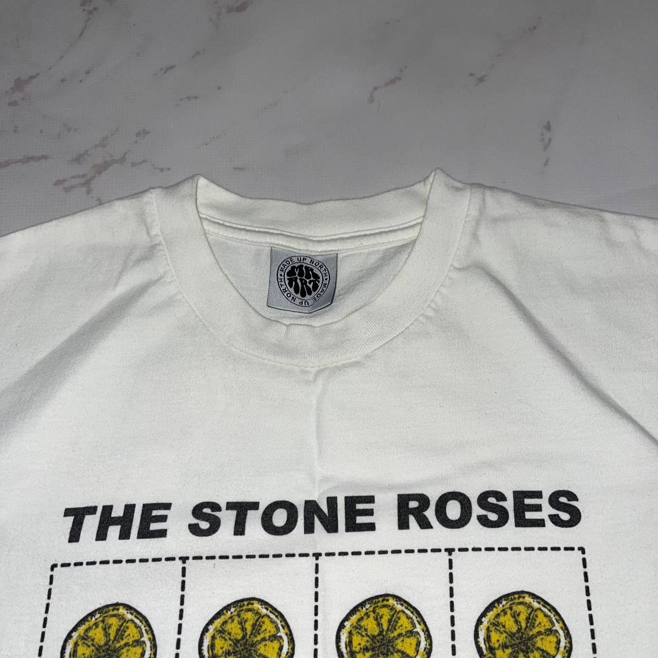 Vintage The Stone Roses Band Tour White Mens Tee Size S Size US S / EU 44-46 / 1 - 9 Thumbnail