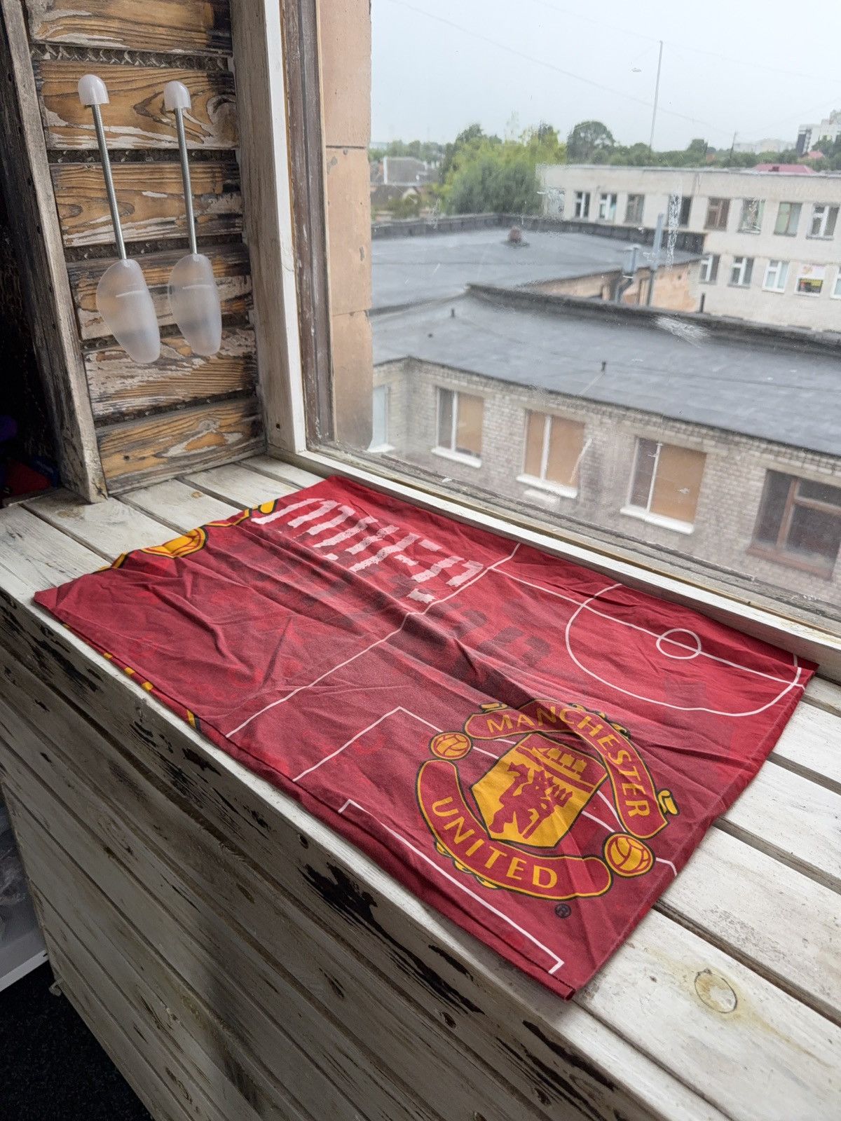 Other 90s Manchester United Pillow Cover Football Pitch Design Size ONE SIZE - 1 Thumbnail
