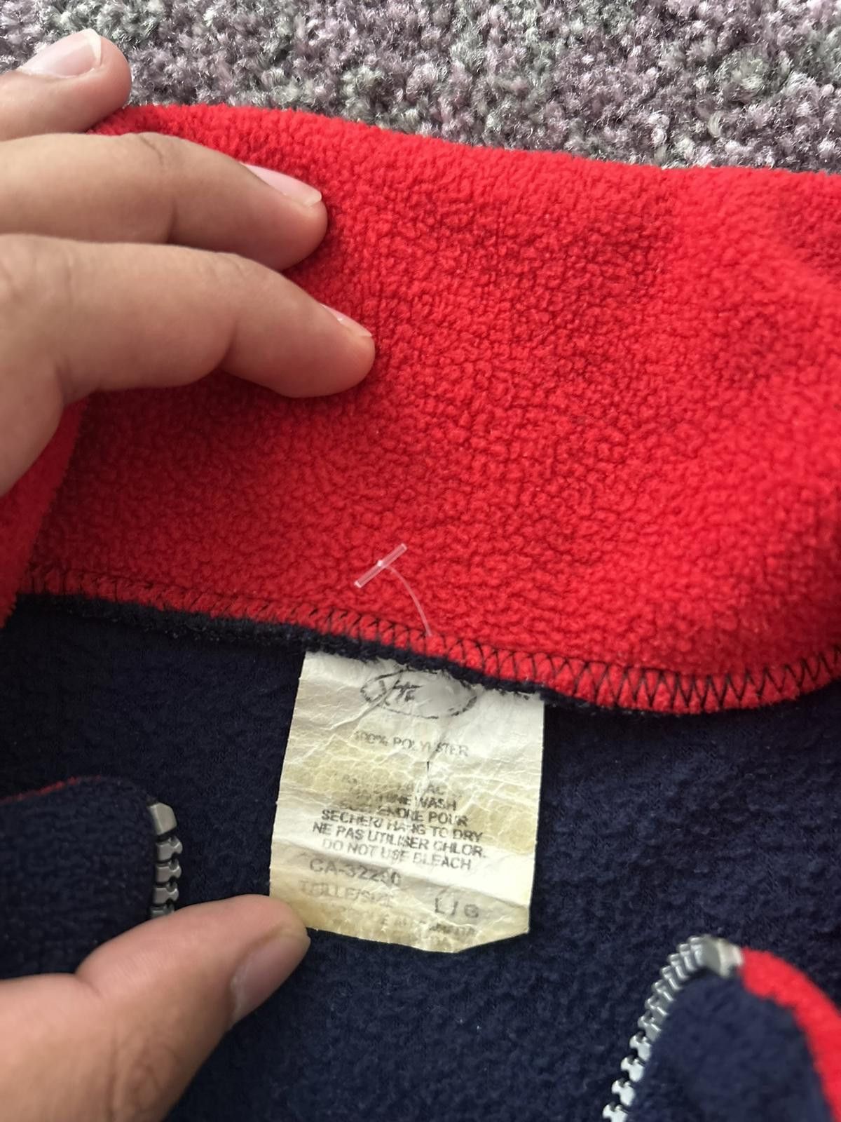 Tommy Hilfiger Bootleg Tommy Fleece Half-Zip Pullover Size US L / EU 52-54 / 3 - 4 Thumbnail