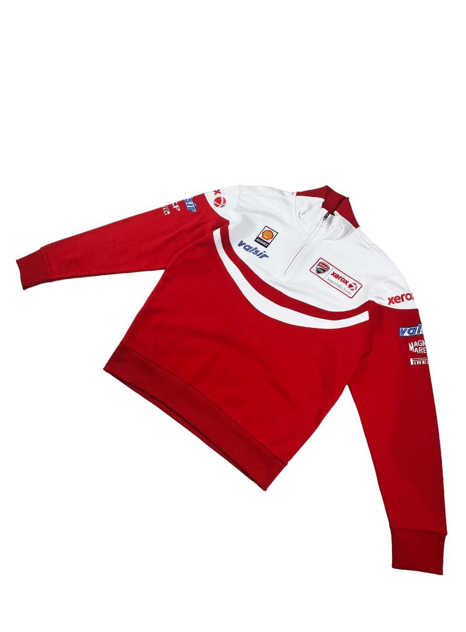 Ducati × Vintage Vintage Ducati Half Zip Sweatshirt XL Size US XL / EU 56 / 4 - 5 Thumbnail