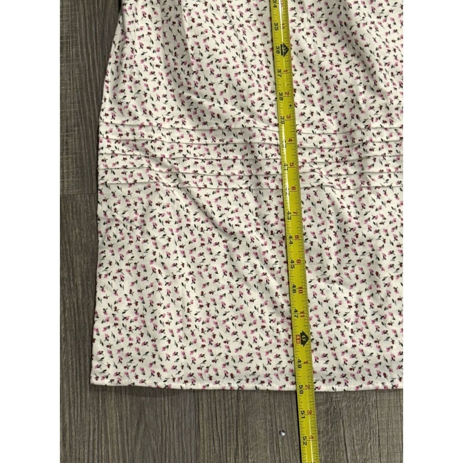 Vintage Eileen West Cotton Flannel Gown Sz XL White Long Sleeve High Neck NWT Womens Size XL / US 12-14 / IT 48-50 - 5 Thumbnail