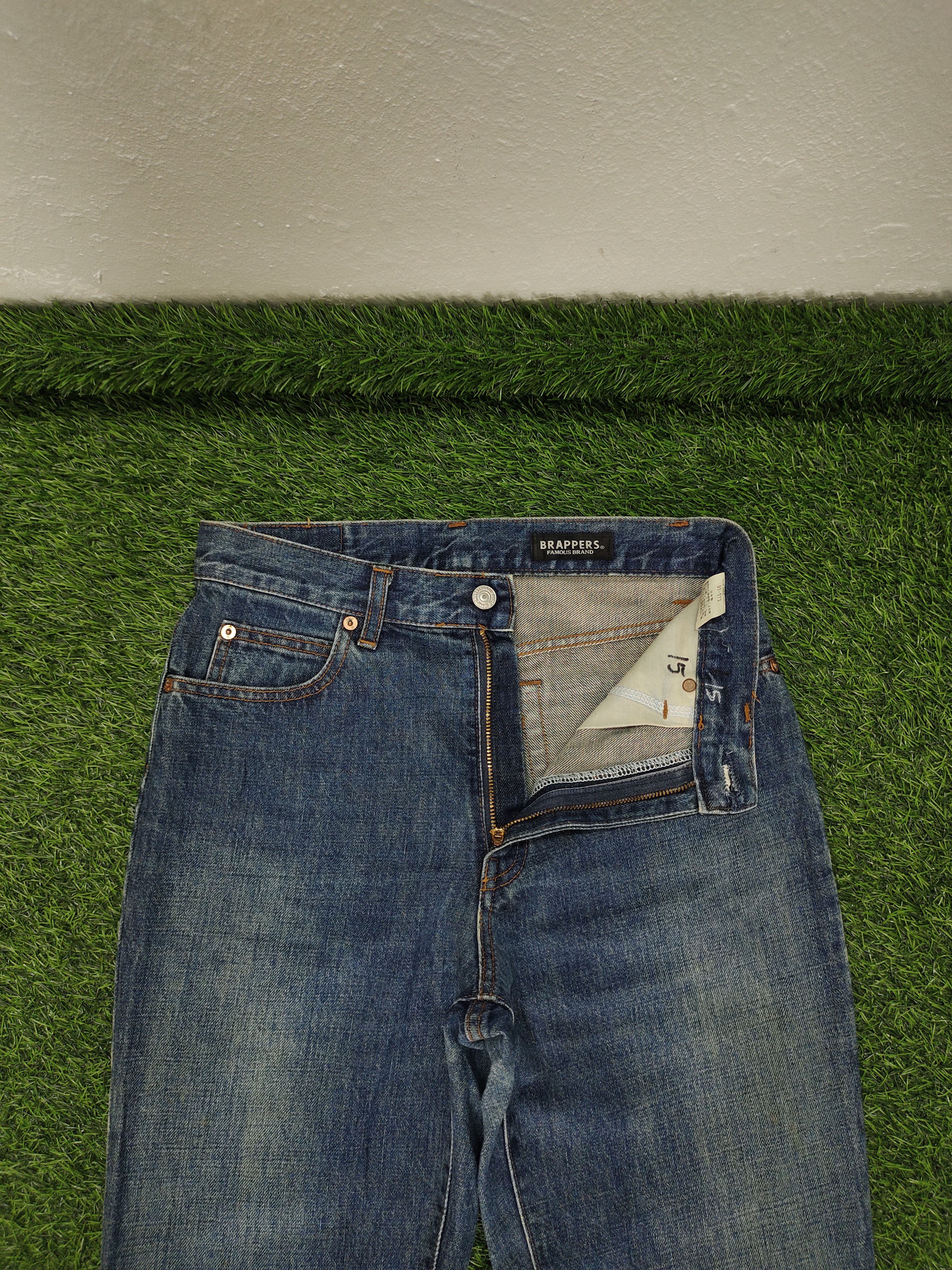 If Six Was Nine Flare Jeans Brappers Japan Faded Distress Denim Bootcut Lgb Size US 28 / EU 44 - 9 Thumbnail