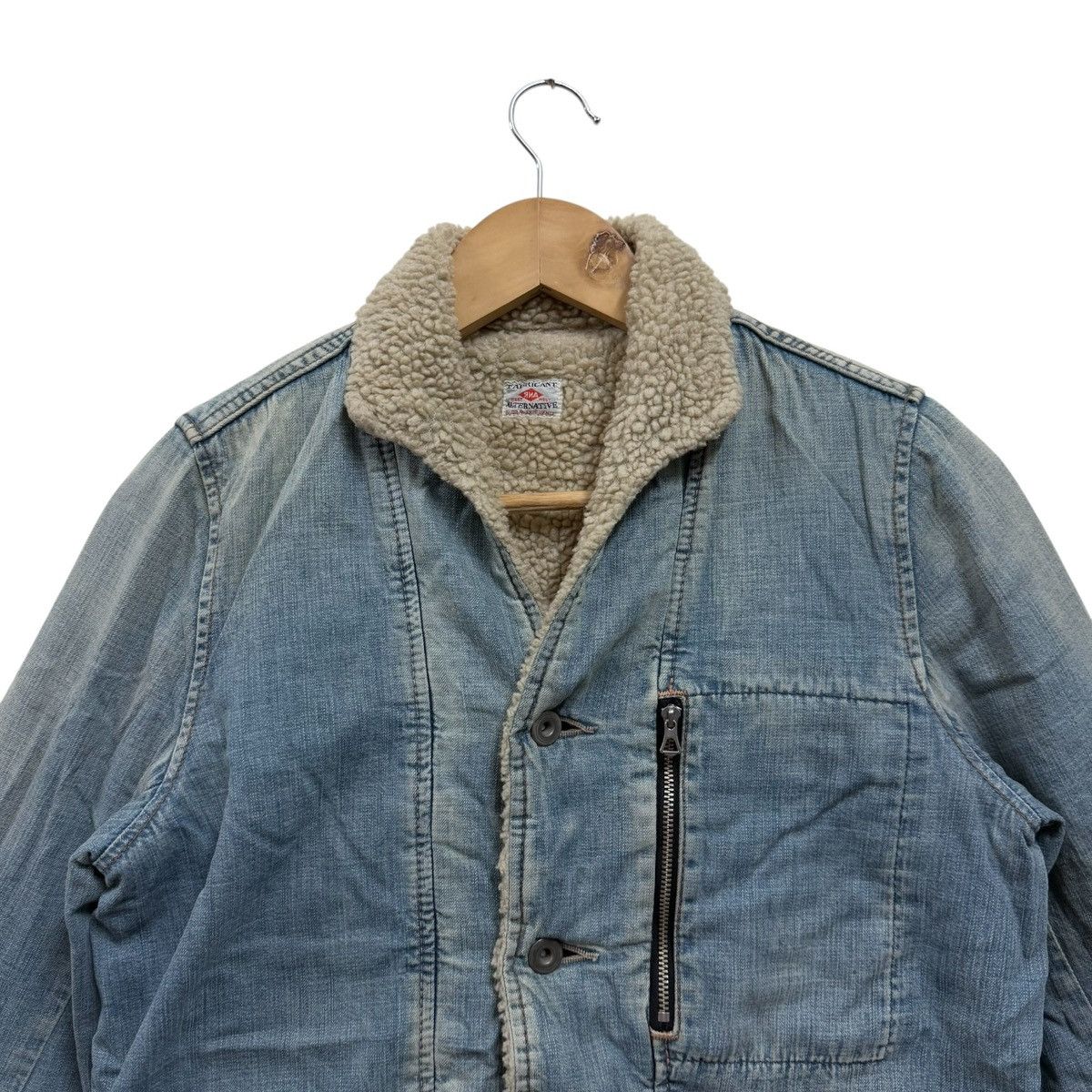 Hysteric Glamour RNA Denim Jacket Shearling Japanese Brand Size US M / EU 48-50 / 2 - 3 Thumbnail