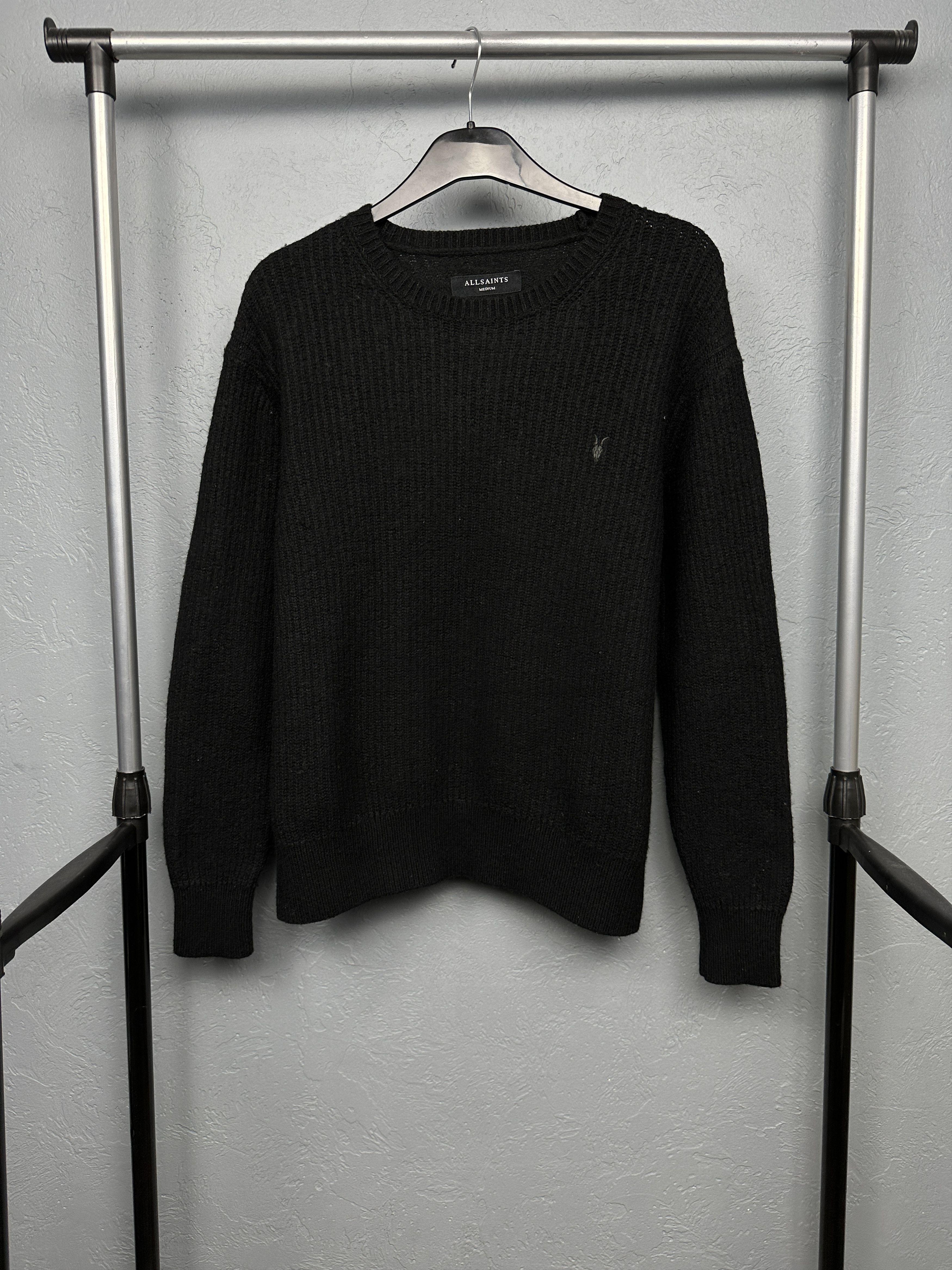 Allsaints Allsaints Mens Lymore Crew Neck Wool Sweater Size US M / EU 48-50 / 2 - 1 Thumbnail