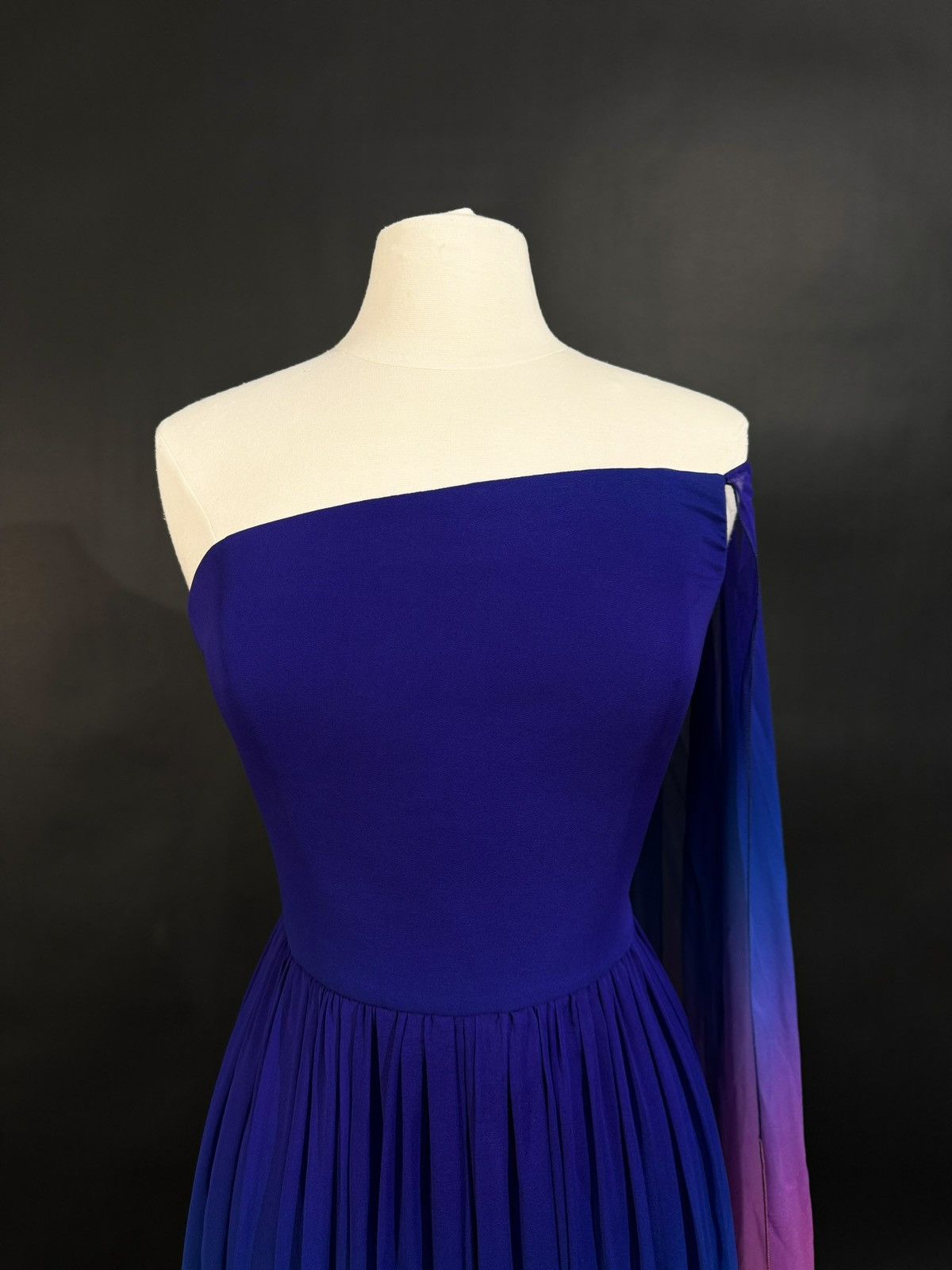 Other Brand New US 6 Georges Hobeika Ombré Chiffon Evening Dress Size M / US 6-8 / IT 42-44 - 4 Thumbnail