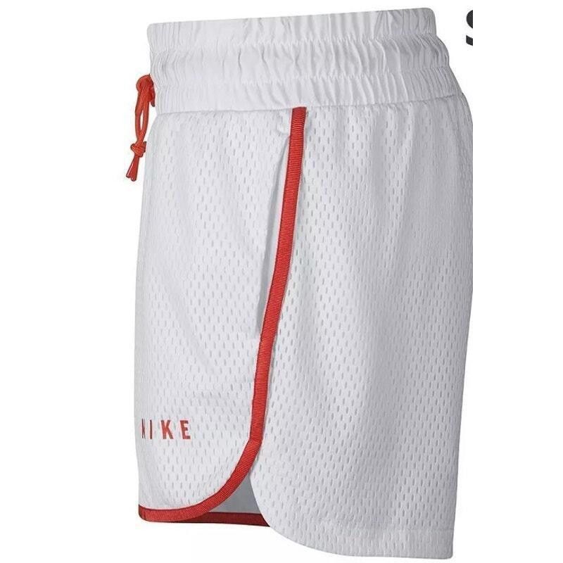 Nike Nike Women's Running Shorts White Coral Size Medium Size 32" / US 10 / IT 46 - 2 Thumbnail