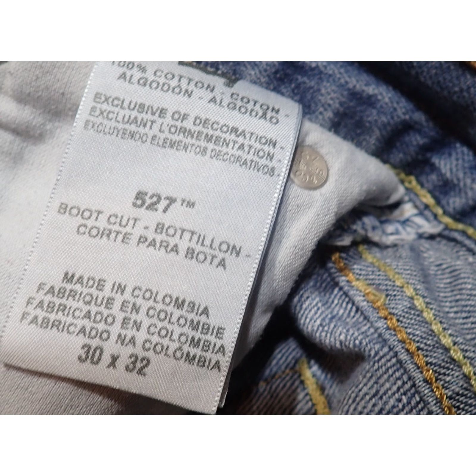 Levi's LEVI'S Jeans Levi's 527 & 560 Bootcut 2 Pairs Blue 30x32 Regular Men’s 5-Pocket Denim Cotton Comfort Size US 30 / EU 46 - 4 Thumbnail