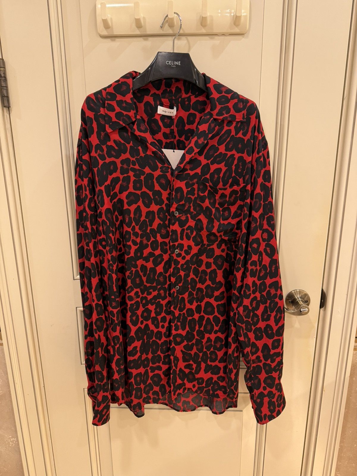 Alexander McQueen Leopard print camp shirt size 15++ Size US M / EU 48-50 / 2 - 3 Thumbnail