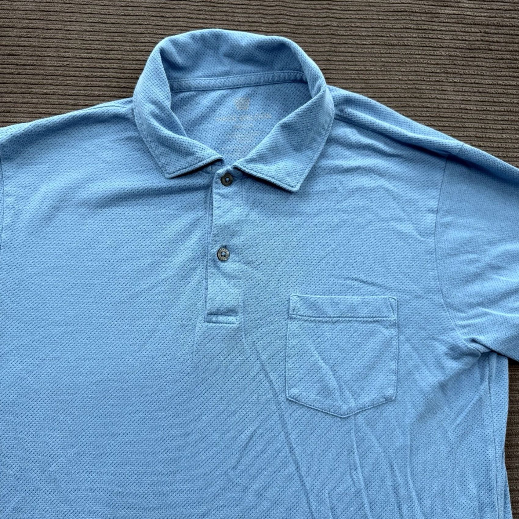 Vintage Mack Weldon Polo Shirt Men Medium Blue Golf Casual Shirt Polo Short Sleeve Size US M / EU 48-50 / 2 - 8 Thumbnail
