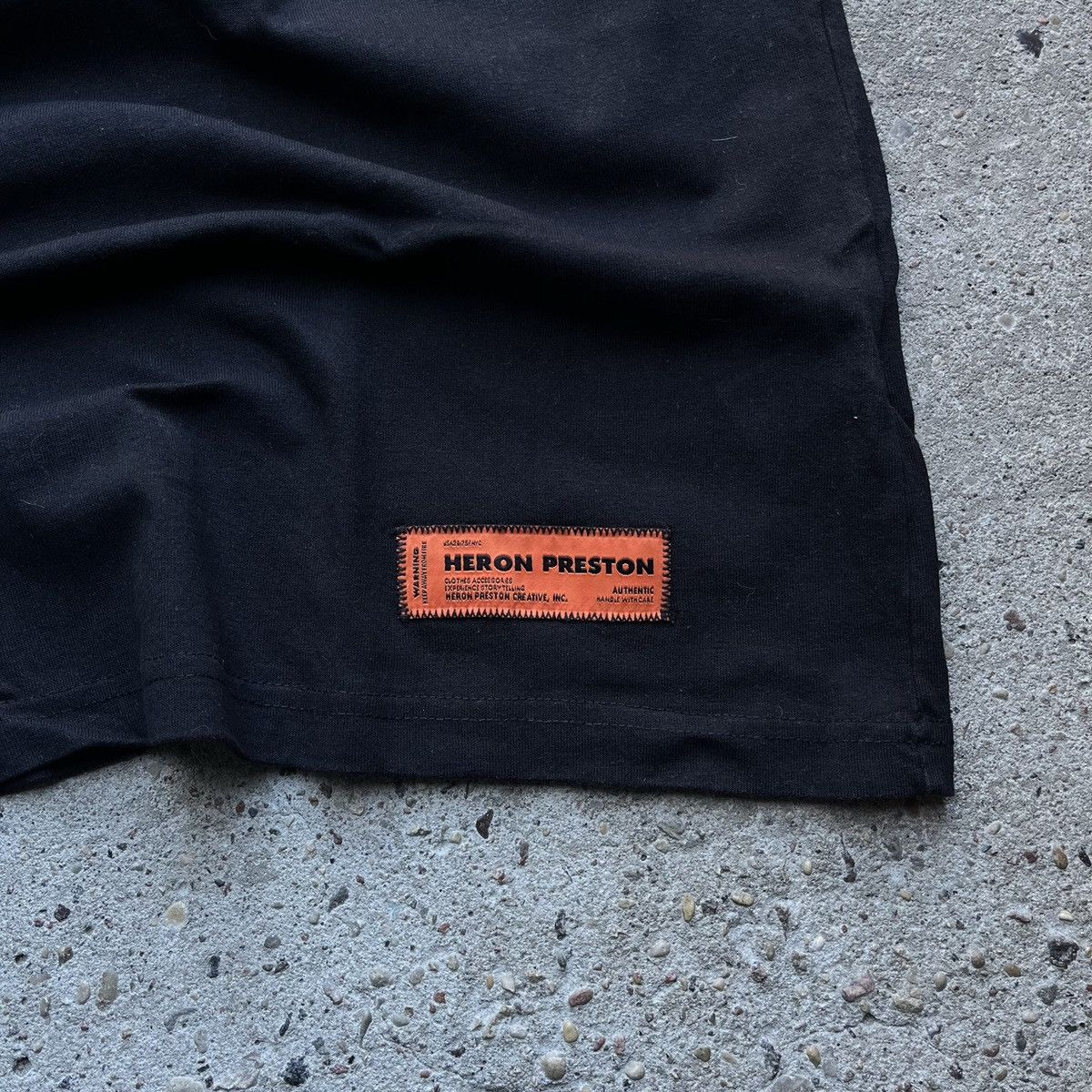 Heron Preston Heron Preston СТИЛЬ oversize turtleneck black T-Shirt Size US M / EU 48-50 / 2 - 2 Thumbnail
