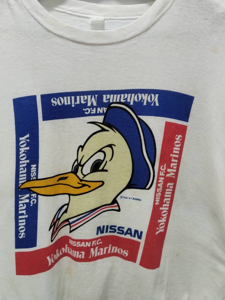 Vintage VINTAGE Nissan FC Yokohama Marinos 1994 N.Y.MARINOS Size US L / EU 52-54 / 3 - 8 Thumbnail