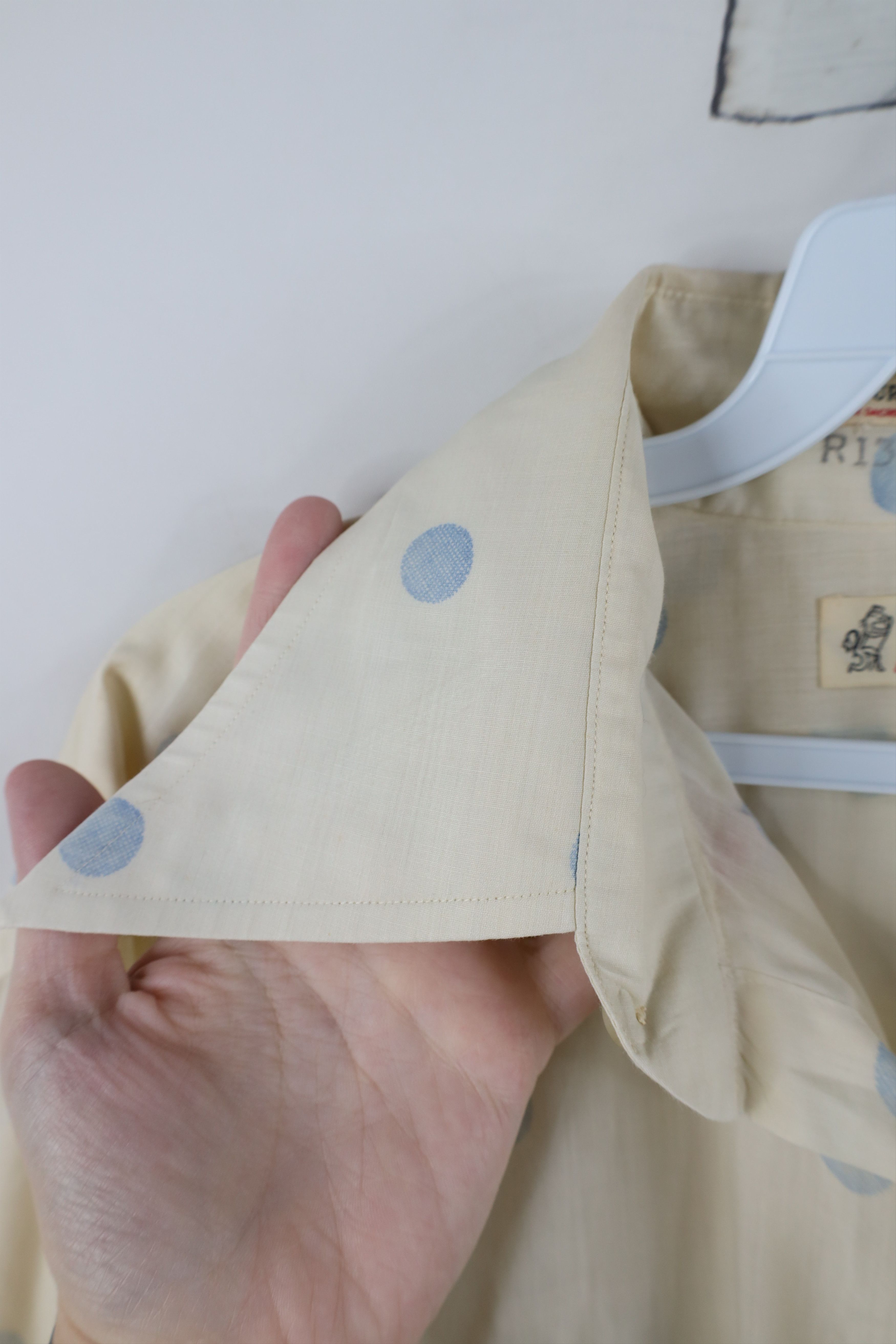 Vintage Vintage 60s Streetwear Polka Dot Collared Button Shirt USA Size US M / EU 48-50 / 2 - 5 Thumbnail