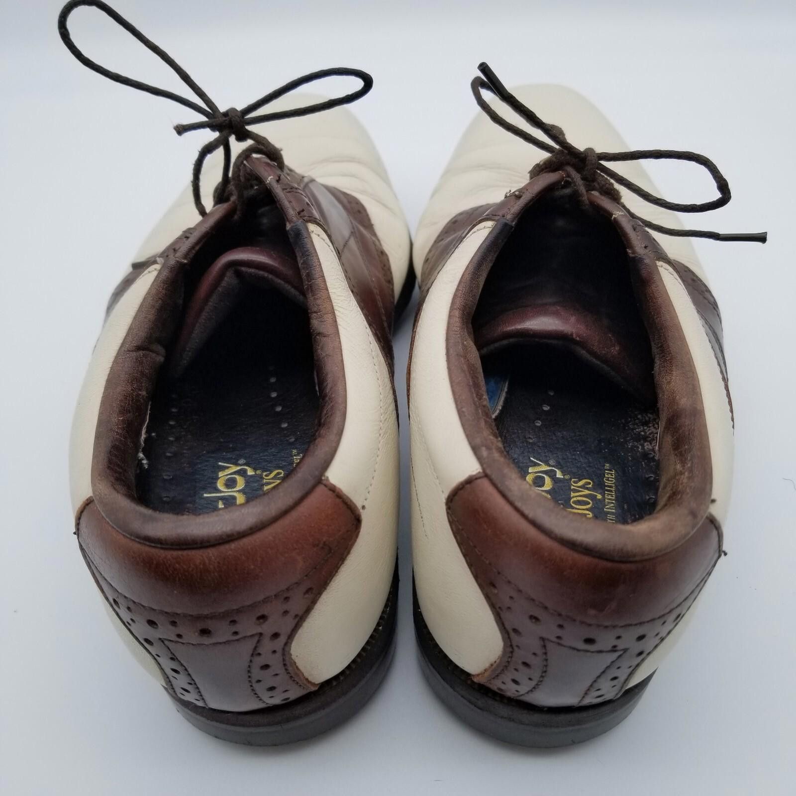 Footjoy Footjoy Dryjoys US 9M Men's Saddle Golf Shoes White/Brown Size ONE SIZE - 12 Thumbnail