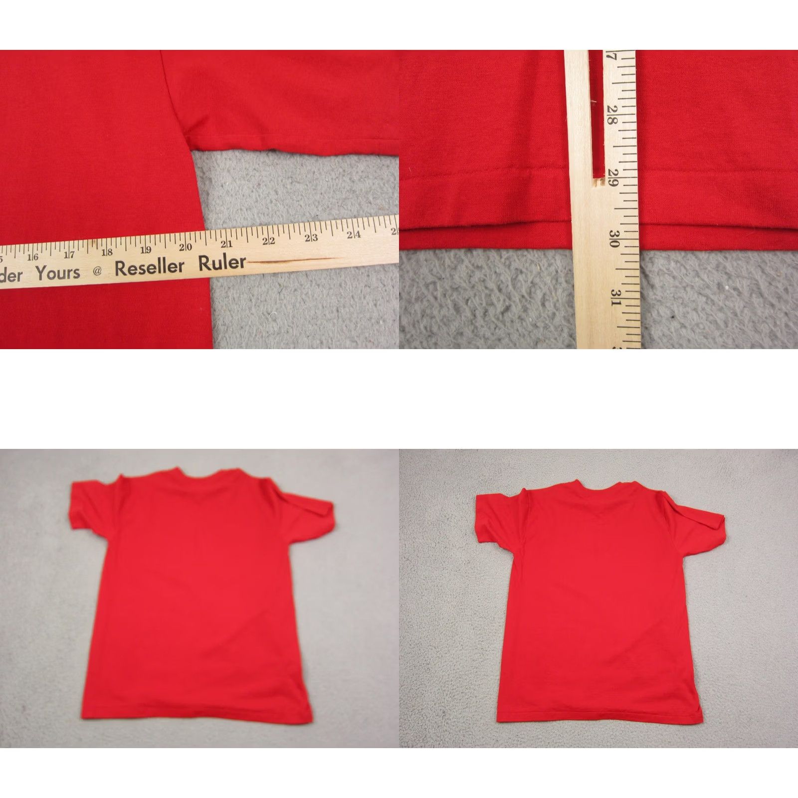 Vintage VINTAGE EAGLE USA Shirt Mens Large Red Single Stitch Blank Made in USA Tee 90s Size US L / EU 52-54 / 3 - 8 Thumbnail