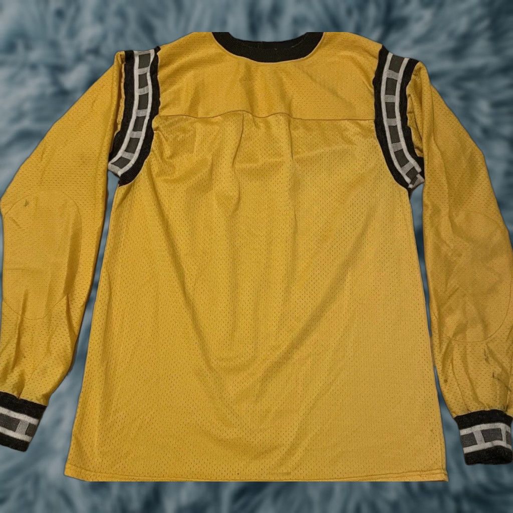 Vintage Vtg Motocross Racing Jersey Shirt Men M Yellow 70s 80s MX Kawasaki Honda Dirt Bike Racing USA Skull Retro Brand Suzuki Fan Apparel Size US M / EU 48-50 / 2 - 1 Thumbnail