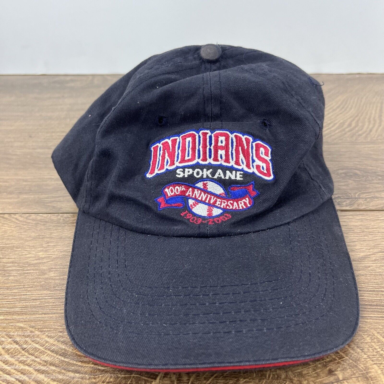 Other Spokane Indians Hat Spokane Indians Blue Hat Adjustable Blue Size ONE SIZE - 4 Thumbnail