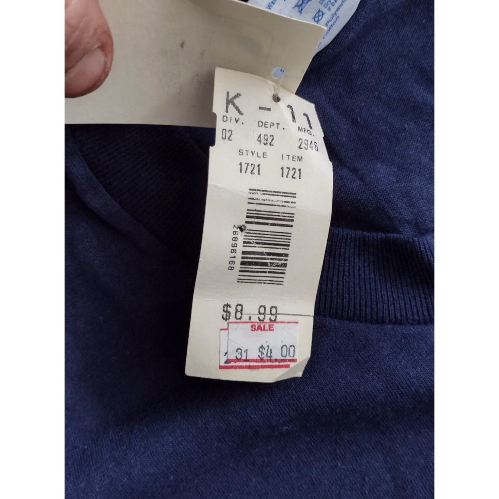 Logo 7 VINTAGE Logo 7 Detroit Tigers T-Shirt Men's M Blue 80s Graphic Single Stitch NWT Size US M / EU 48-50 / 2 - 6 Thumbnail