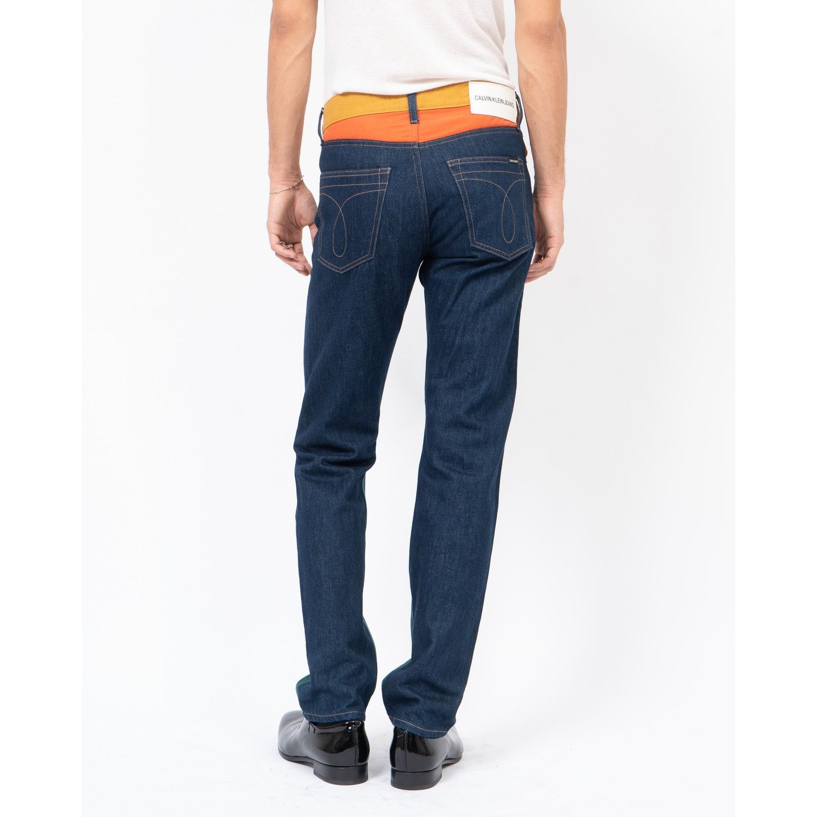 Calvin Klein 205W39NYC SS18 CK est. Colorblock Denim Size US 30 / EU 46 - 5 Thumbnail