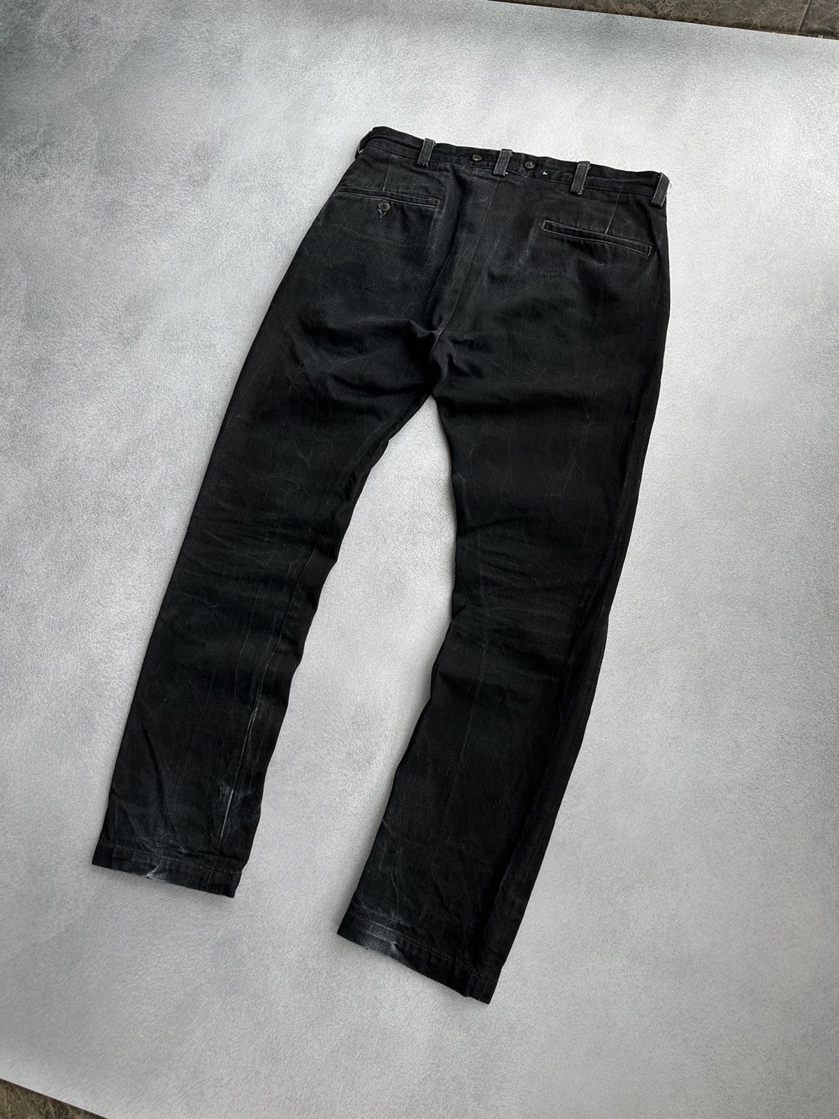 Lee × Vintage Vintage Lee 101 Rider Cowboy Black Heavy Jeans Size US 32 / EU 48 - 11 Thumbnail