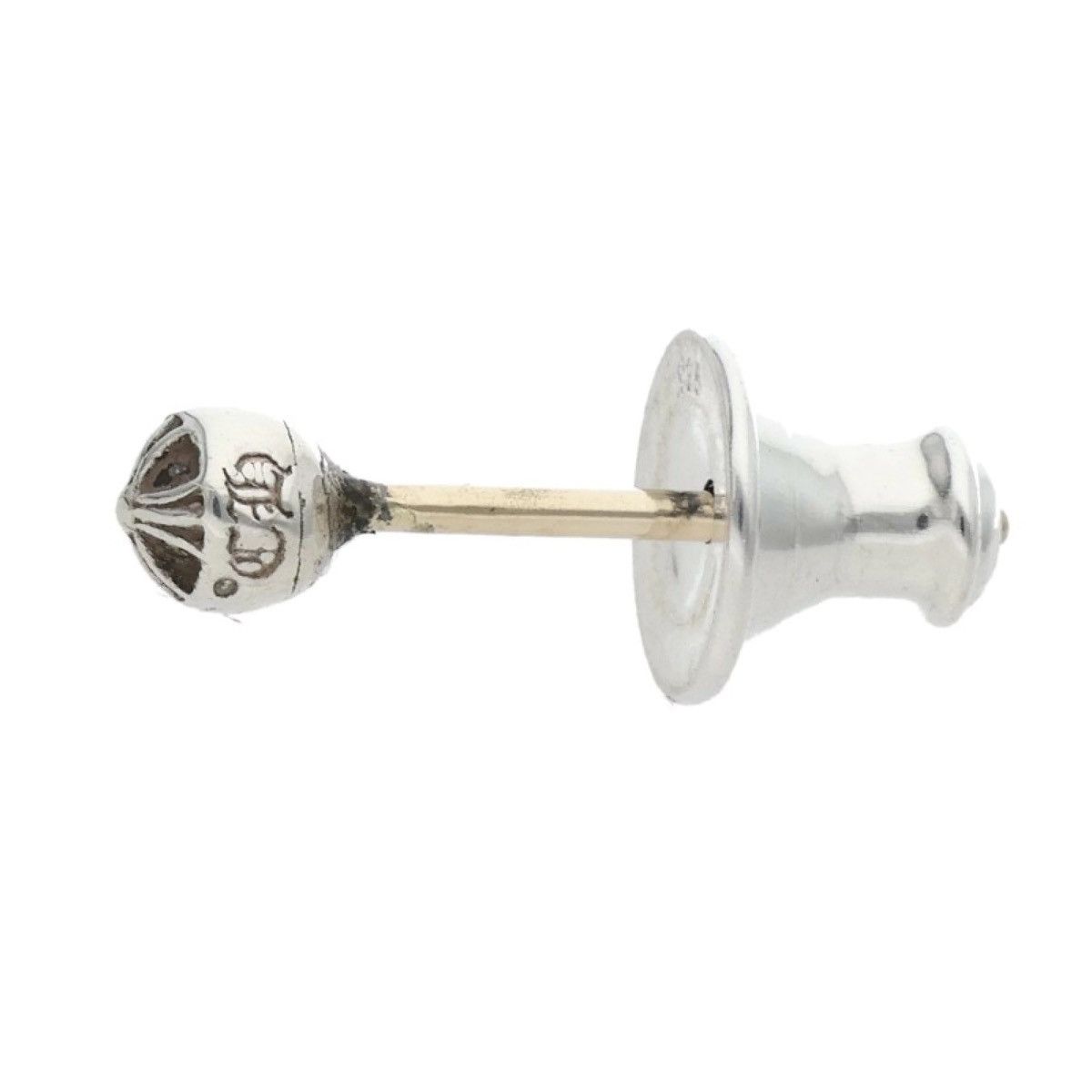 Chrome Hearts Chrome Hearts Cross Ball Stud Earring Size ONE SIZE - 3 Thumbnail