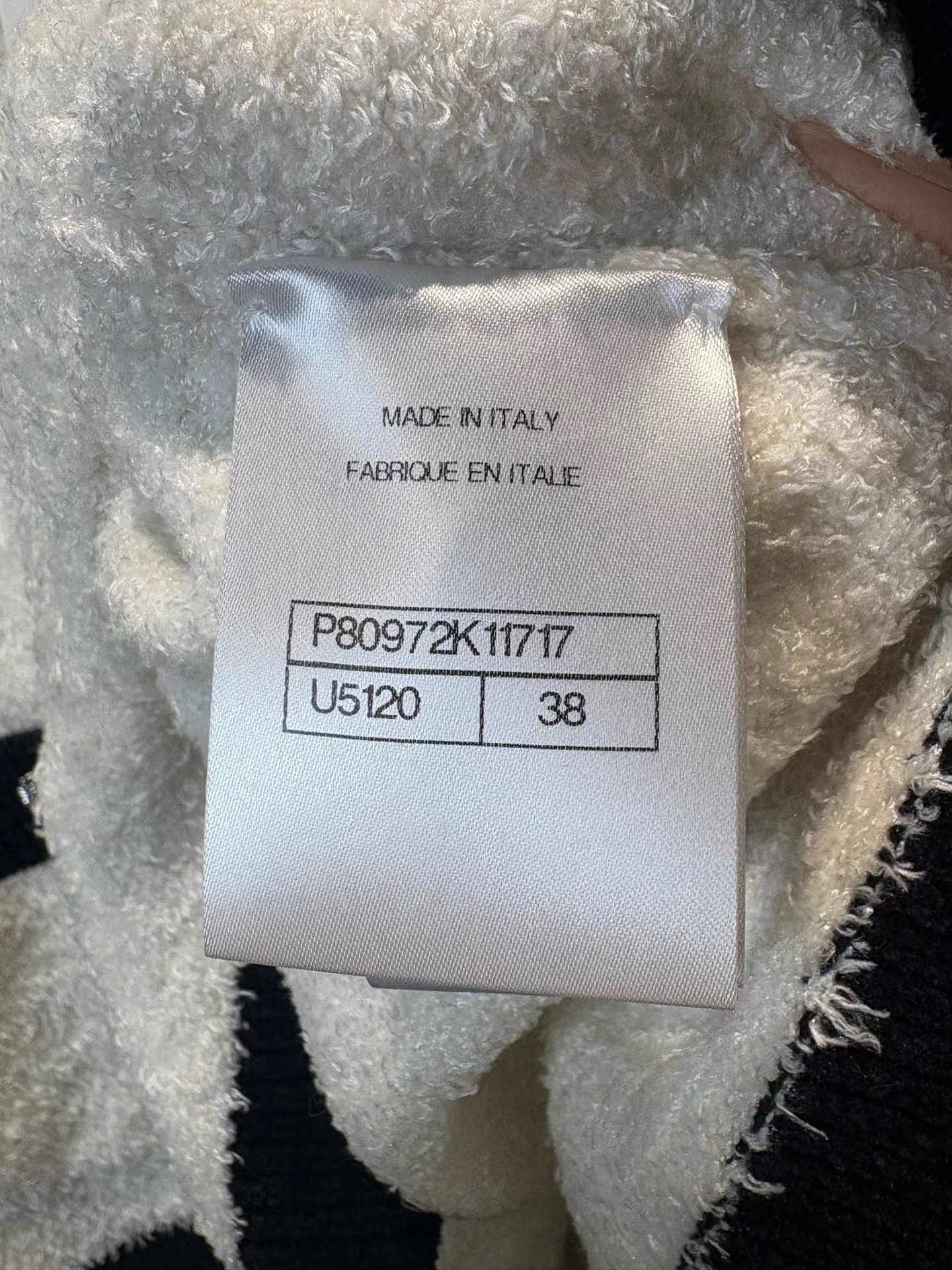 Chanel Chanel 26C White Lace Terry Cloth Cardigan K36 Size XS / US 0-2 / IT 36-38 - 5 Thumbnail
