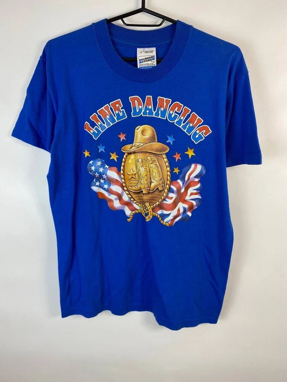 Other Vintage t-shirt Fruit of The Loom LINE DANCING Screen S Size US S / EU 44-46 / 1 - 1 Thumbnail