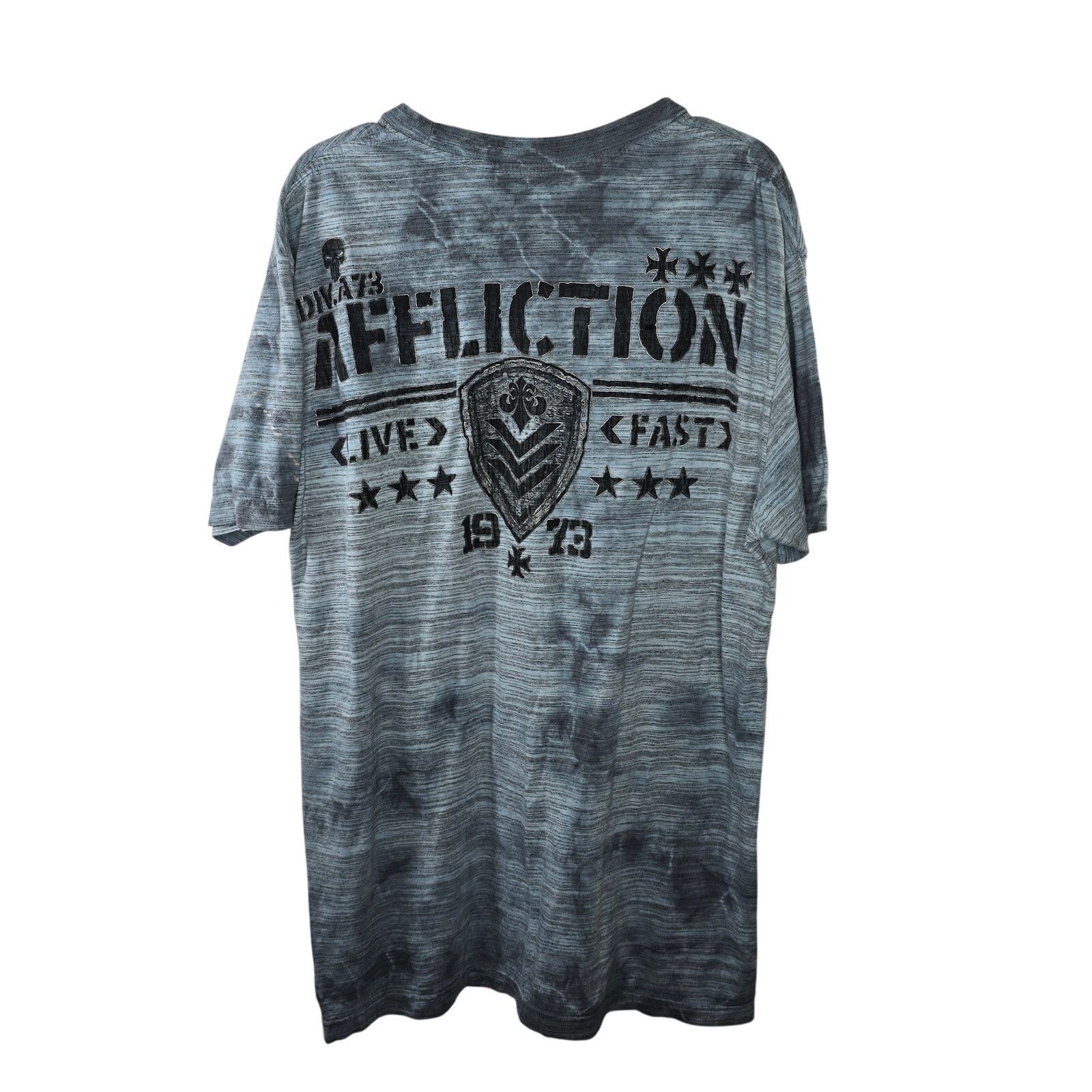 Affliction Men's Affliction Live Fast Distressed T-shirt Size Large Size US L / EU 52-54 / 3 - 7 Thumbnail