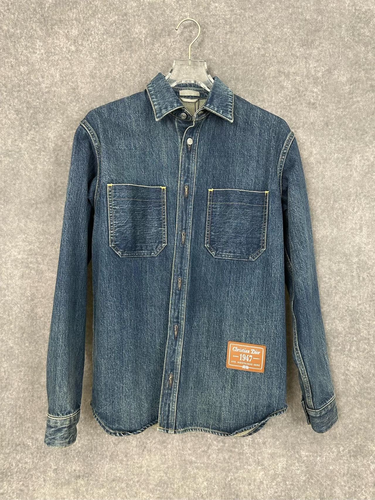 Dior DIOR Tears Collarless Denim Jacket Size US XS / EU 42 / 0 - 1 Thumbnail