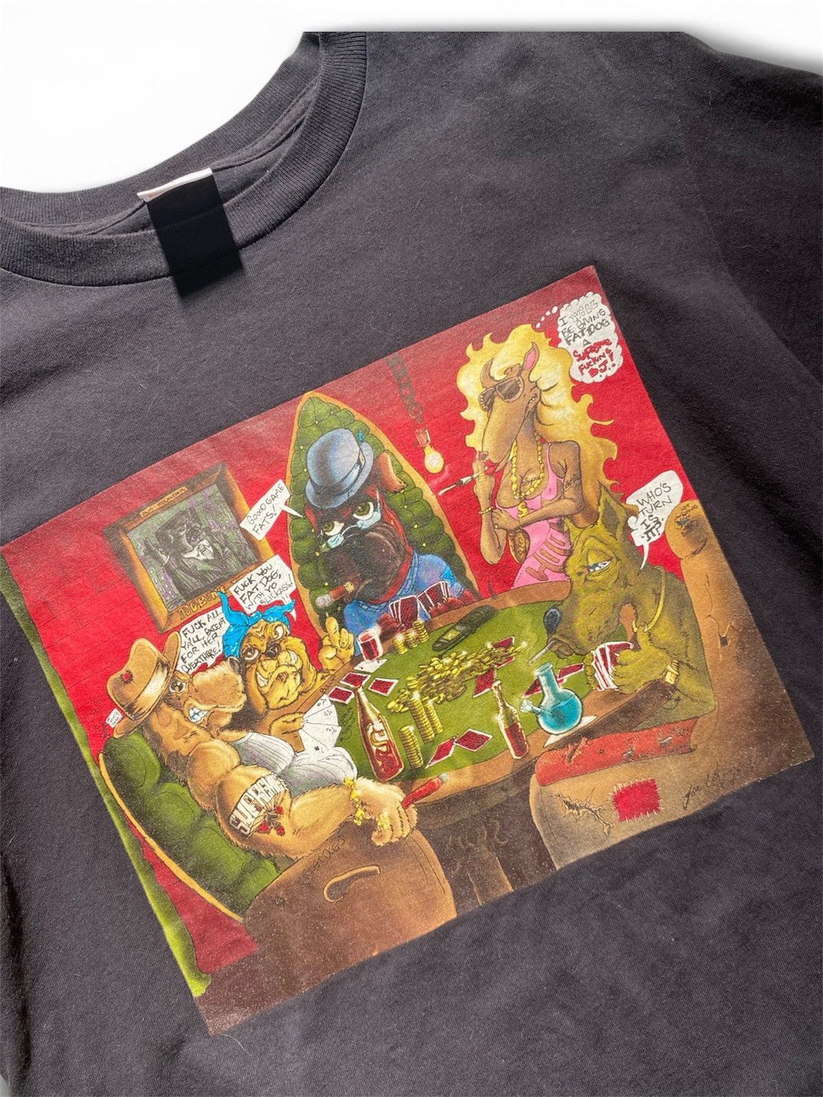 Supreme Supreme/Joe Cool Poker Doggs Tee Size US L / EU 52-54 / 3 - 3 Thumbnail