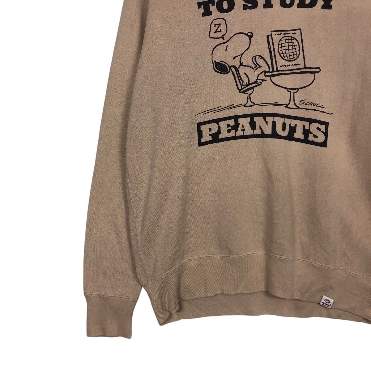 Cartoon Network × Japanese Brand 📌Vintage Sweatshirt Peanuts Big Logo Over Print Size US L / EU 52-54 / 3 - 5 Thumbnail