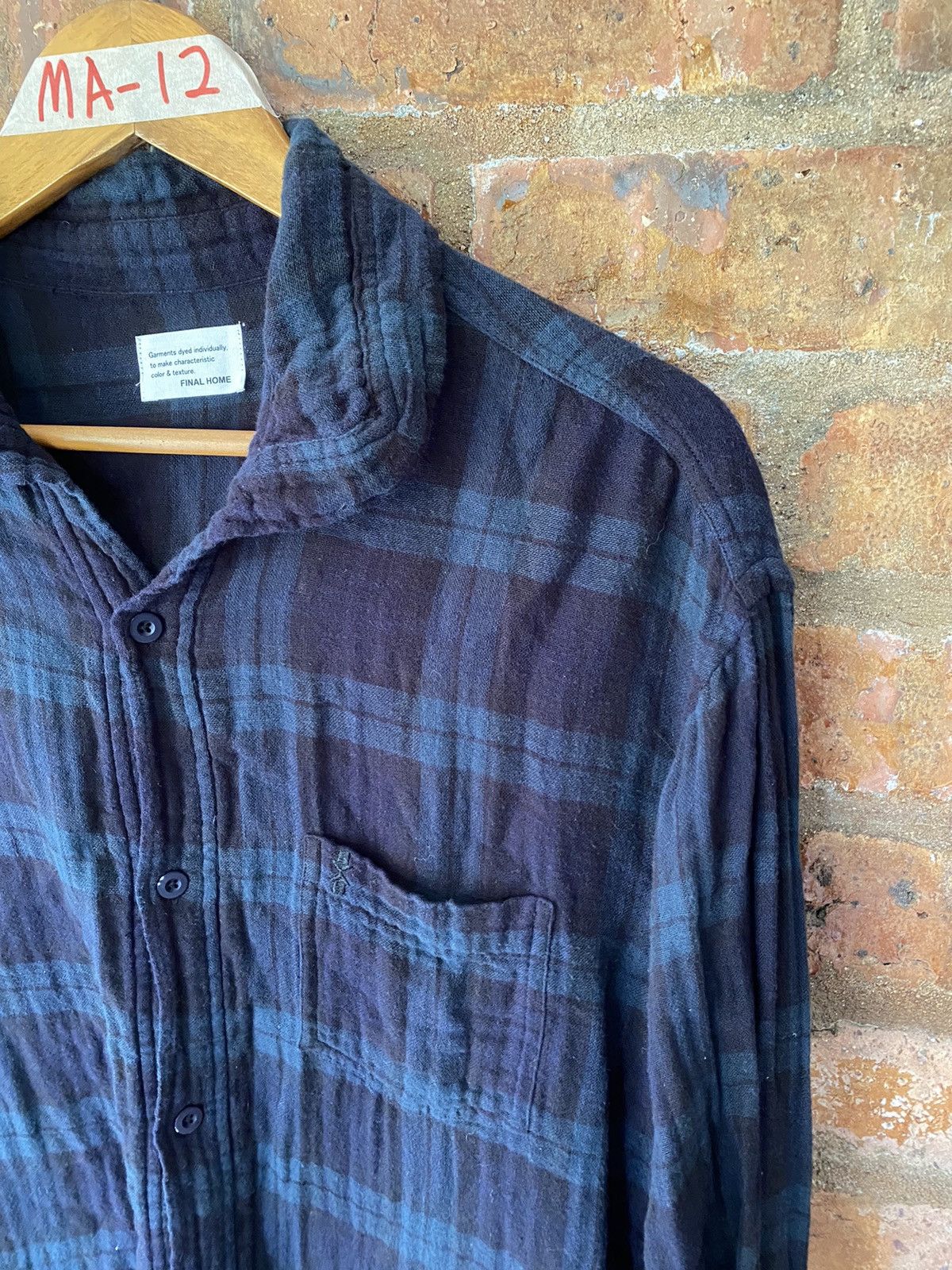 Final Home 2000s Final Home Oversize Check tartan flannel Size US L / EU 52-54 / 3 - 5 Thumbnail