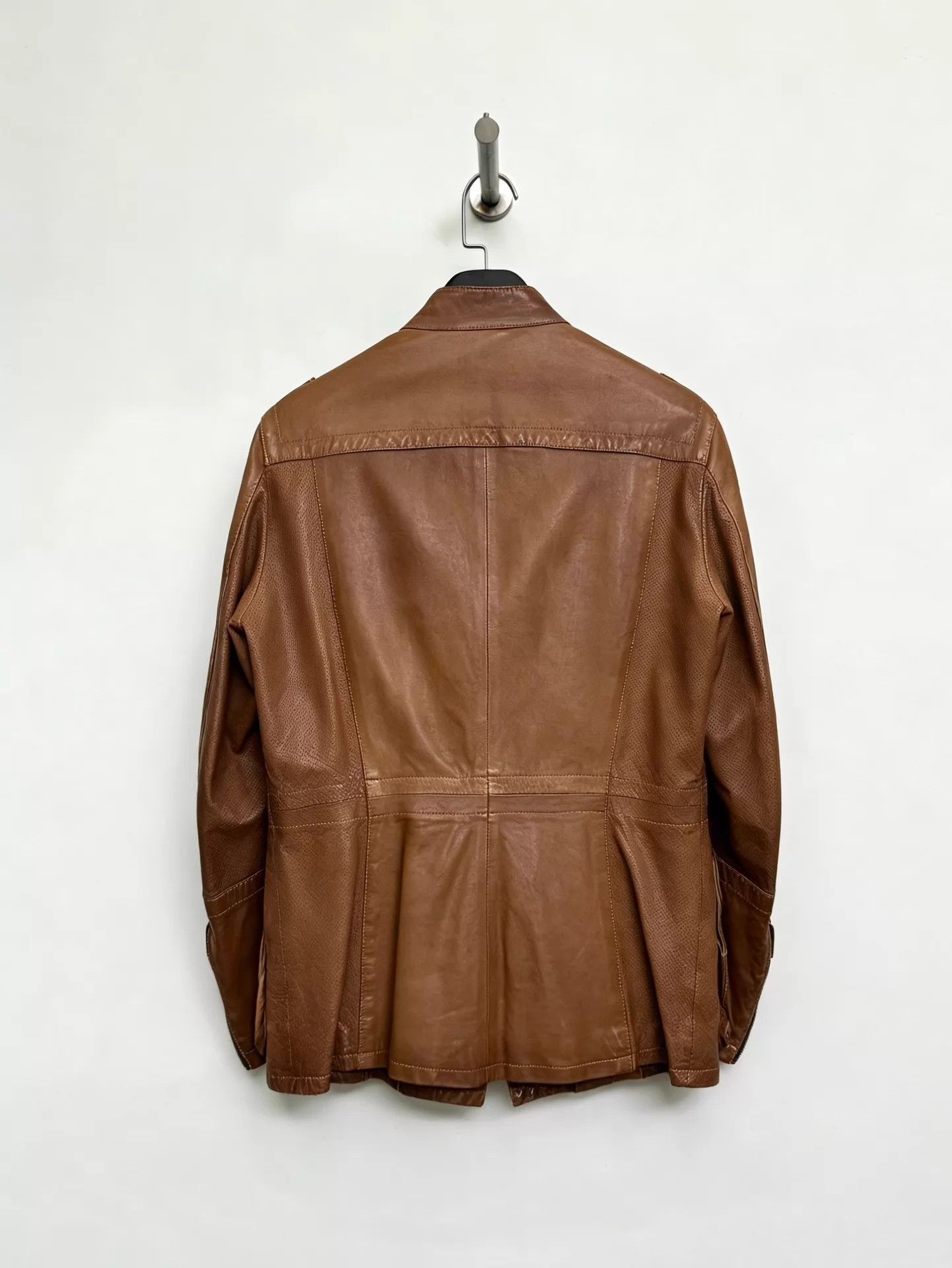 Dirk Bikkembergs Dirk Bikkembergs Field Leather Jacket 44 Lambskin Size US S / EU 44-46 / 1 - 3 Thumbnail