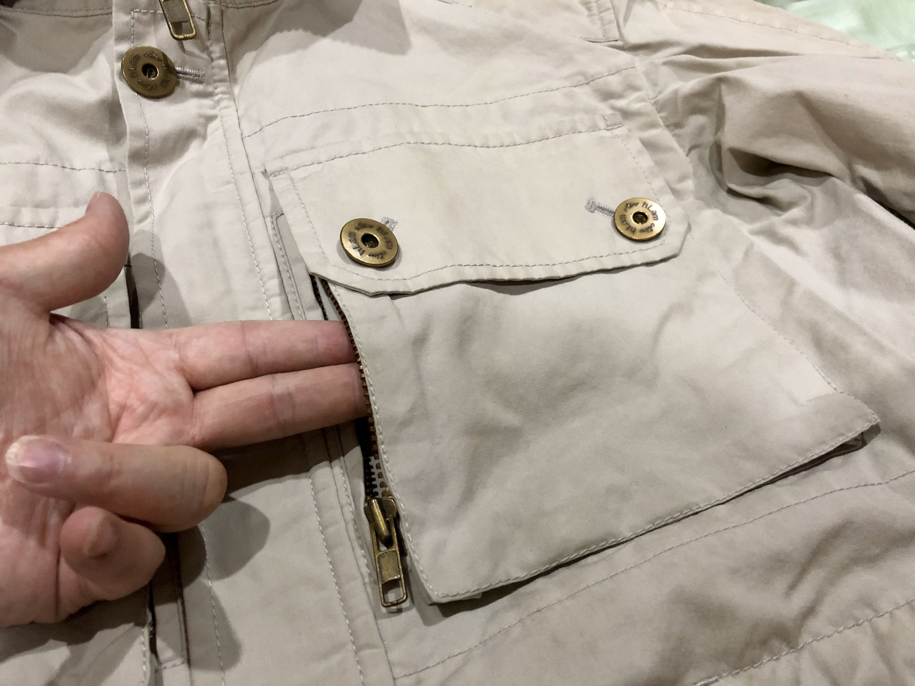 Vintage Hlam Milano Multi Pocket Expose Button Hunting Jacket Size US L / EU 52-54 / 3 - 9 Thumbnail