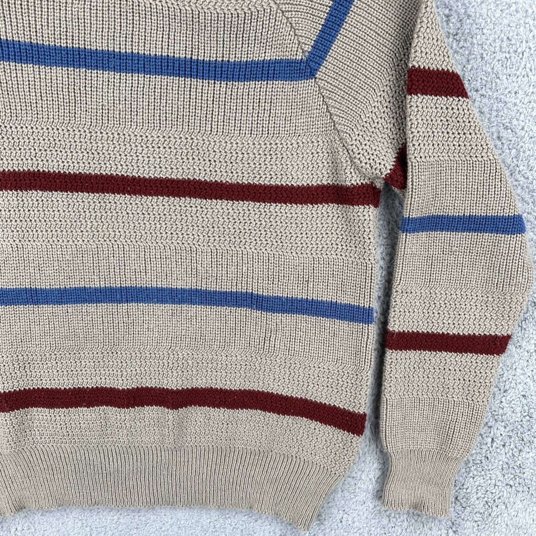 Vintage VINTAGE Botany 500 Mens Size Medium 90s Pullover Striped Acrylic Sweater Grandpa Size US M / EU 48-50 / 2 - 5 Thumbnail