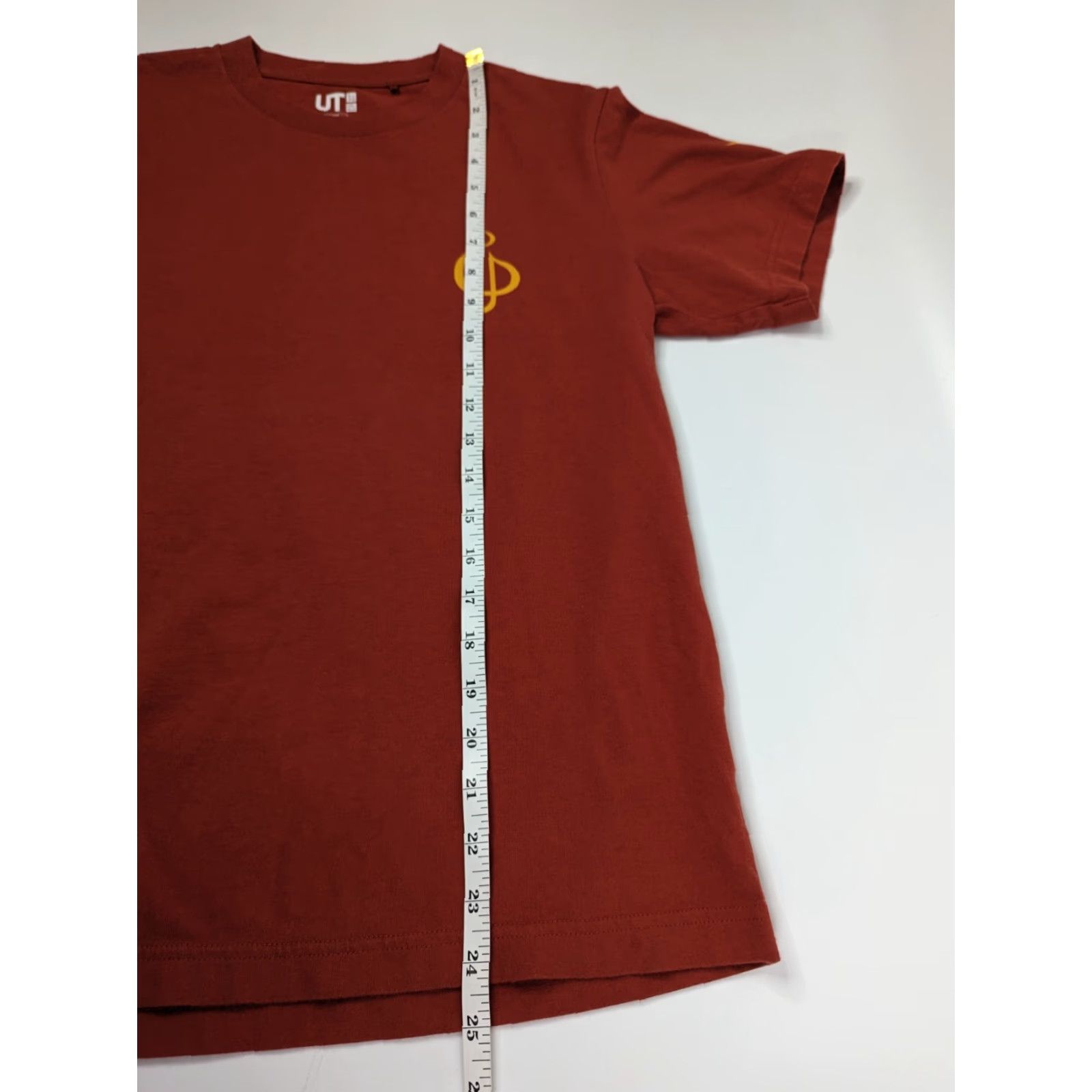 Uniqlo VINTAGE Uniqlo Shirt Mens XS Orange Graphic Sazabi 40th Anniversary MSN-04 T-Shirt Size US XS / EU 42 / 0 - 5 Thumbnail
