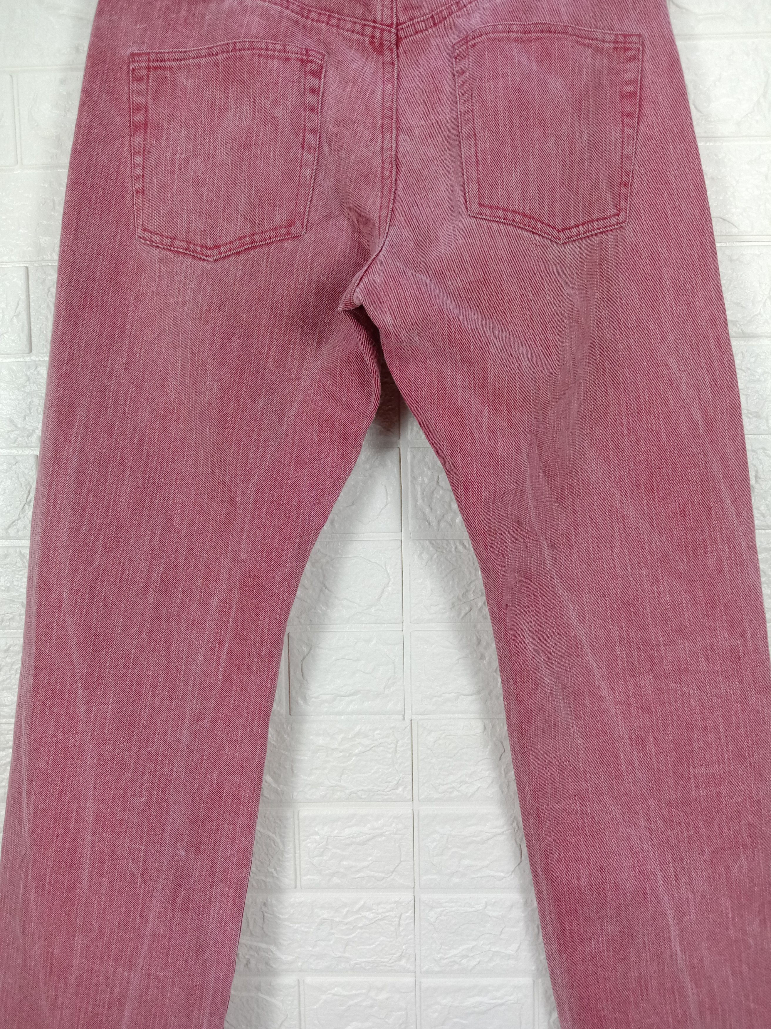 Japanese Brand Japanese Punk Jeans Brand High Street Faded Red Denim Size US 32 / EU 48 - 7 Thumbnail