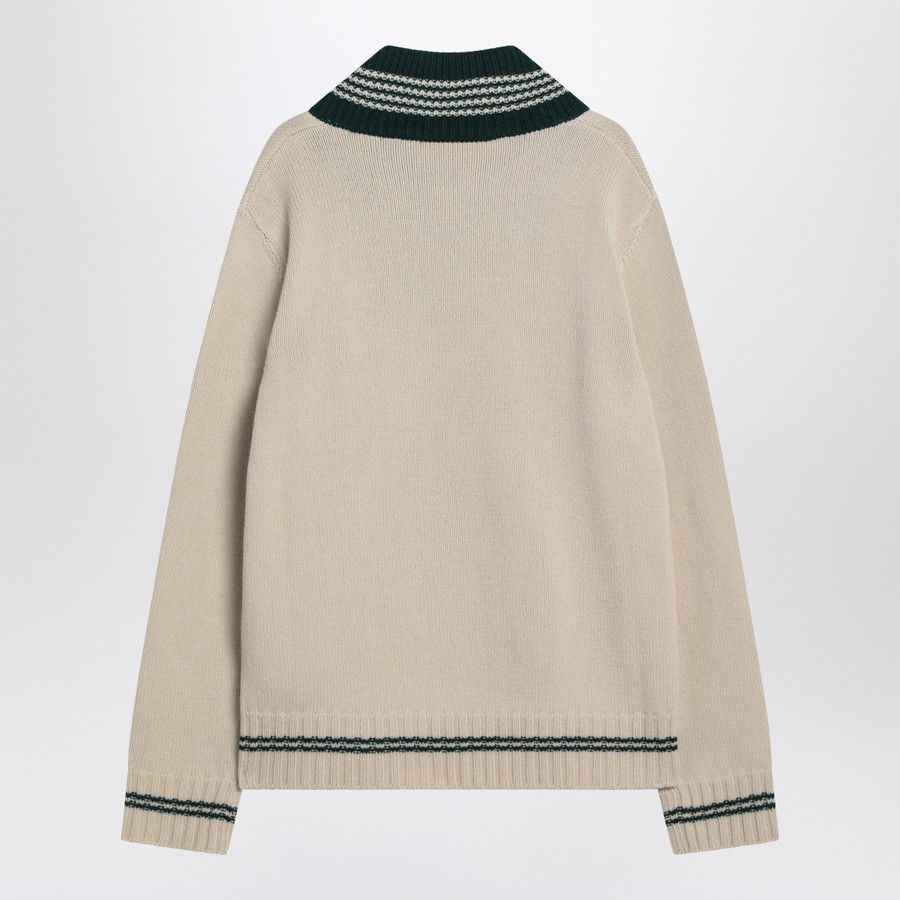 Valentino o1d2blof1025 Sweater with Le Chien de la Maison in Beige Size US M / EU 48-50 / 2 - 2 Thumbnail