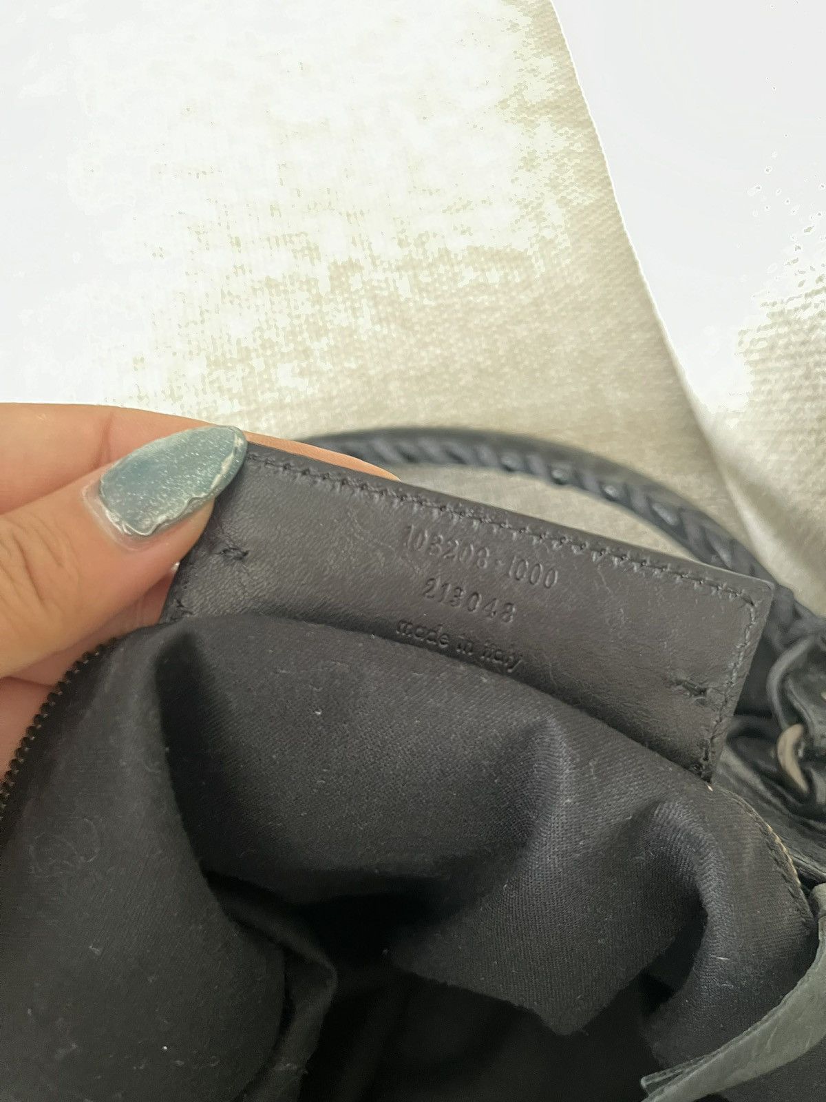 Balenciaga Balenciaga "The First" 2005 Black Chevre Leather Size ONE SIZE - 20 Thumbnail