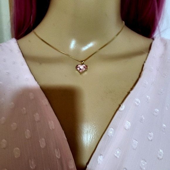 Other Tommy Hilfiger Pink Polka Dot Wrap Midi Dress With Sheer Sle Size XXL / US 16-18 / IT 52-54 - 2 Thumbnail