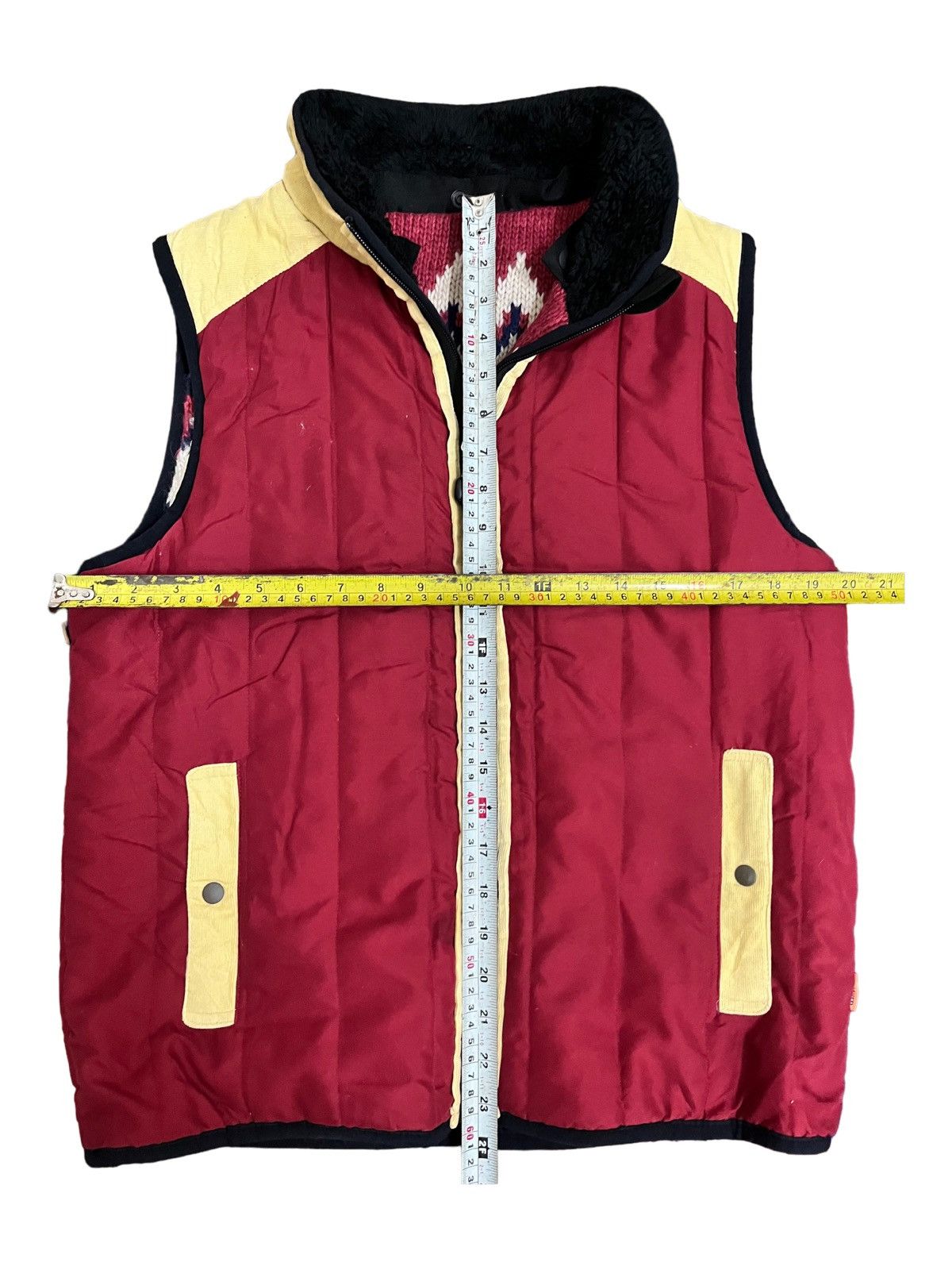Japanese Brand Vintage Kriff Mayer Sportwear Hybrid Fleece Vest Size US L / EU 52-54 / 3 - 9 Thumbnail
