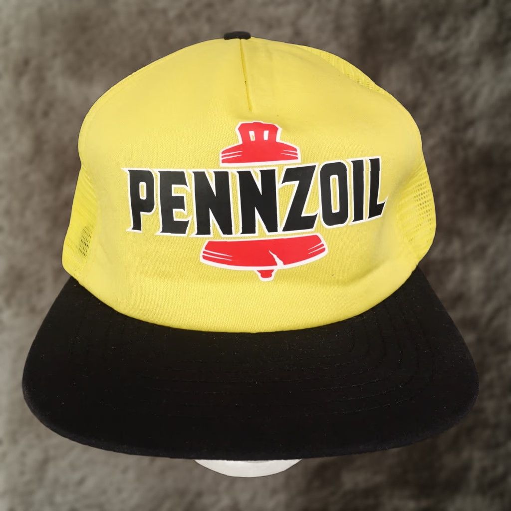 Logo 7 VINTAGE SWINGSTER PENNZOIL RACING YELLOW TRUCKER HAT UNISEX ADJUSTABLE SNAPBACK USA Size ONE SIZE - 1 Thumbnail