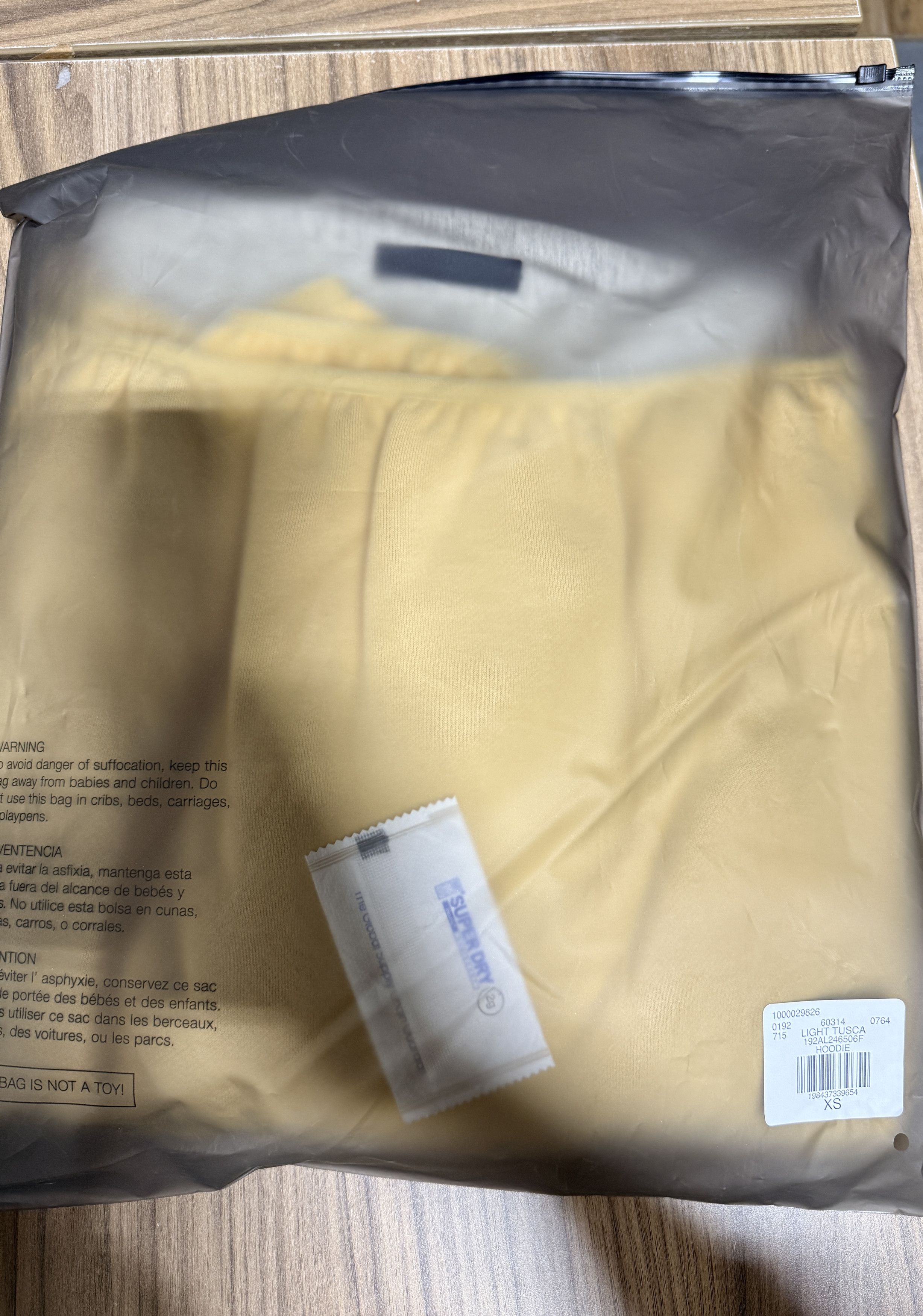 Fear of God × NBA Fear of God Essentials Lakers Hoodie Tuscan XS Size US XS / EU 42 / 0 - 3 Thumbnail