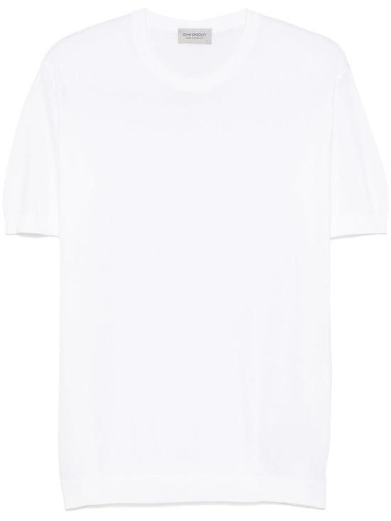 JOHN SMEDLEY Men T-Shirts PARK WHITE White